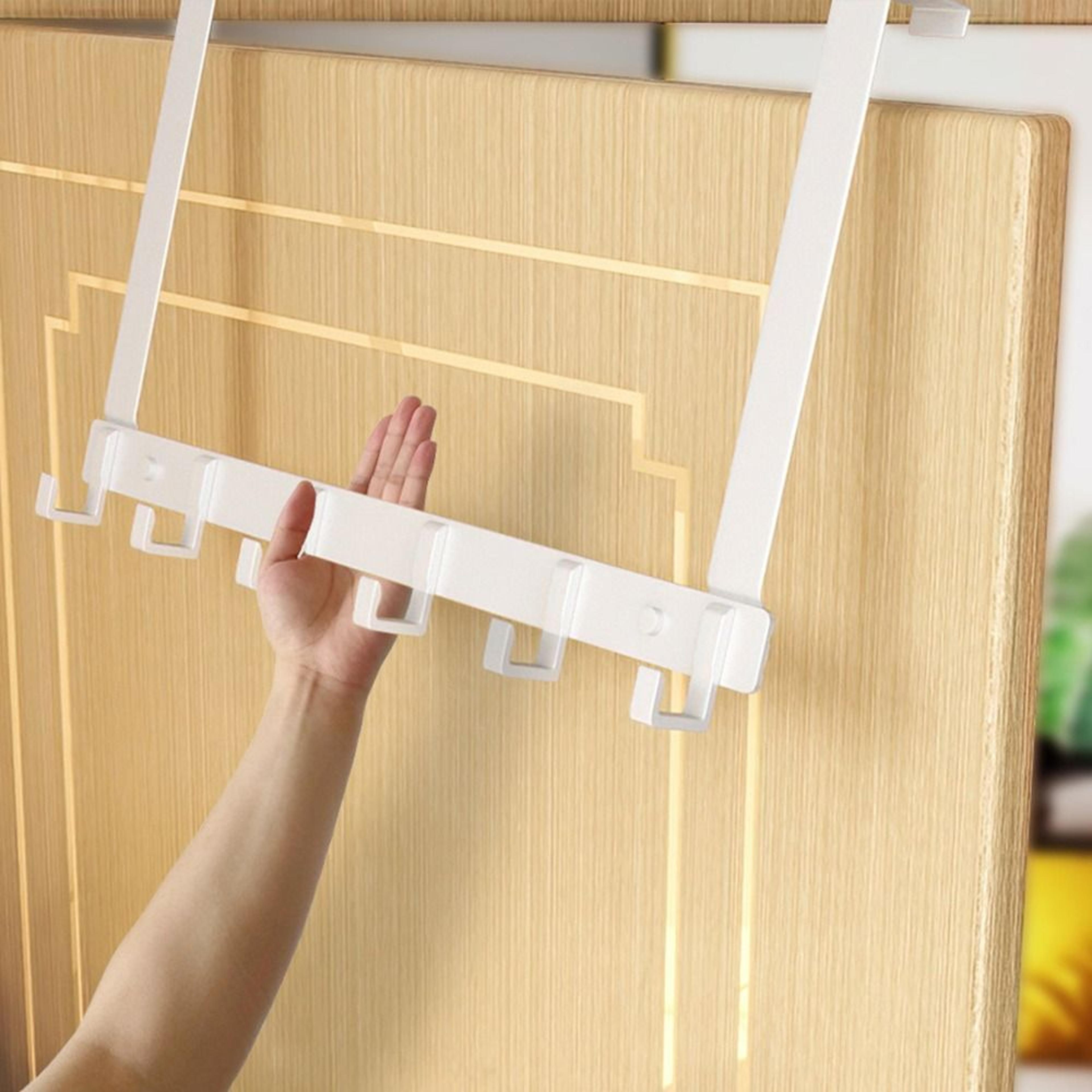 Over The Door Hooks  Aluminum Alloy Storage Organizer For Coats Hats Towels  More 1