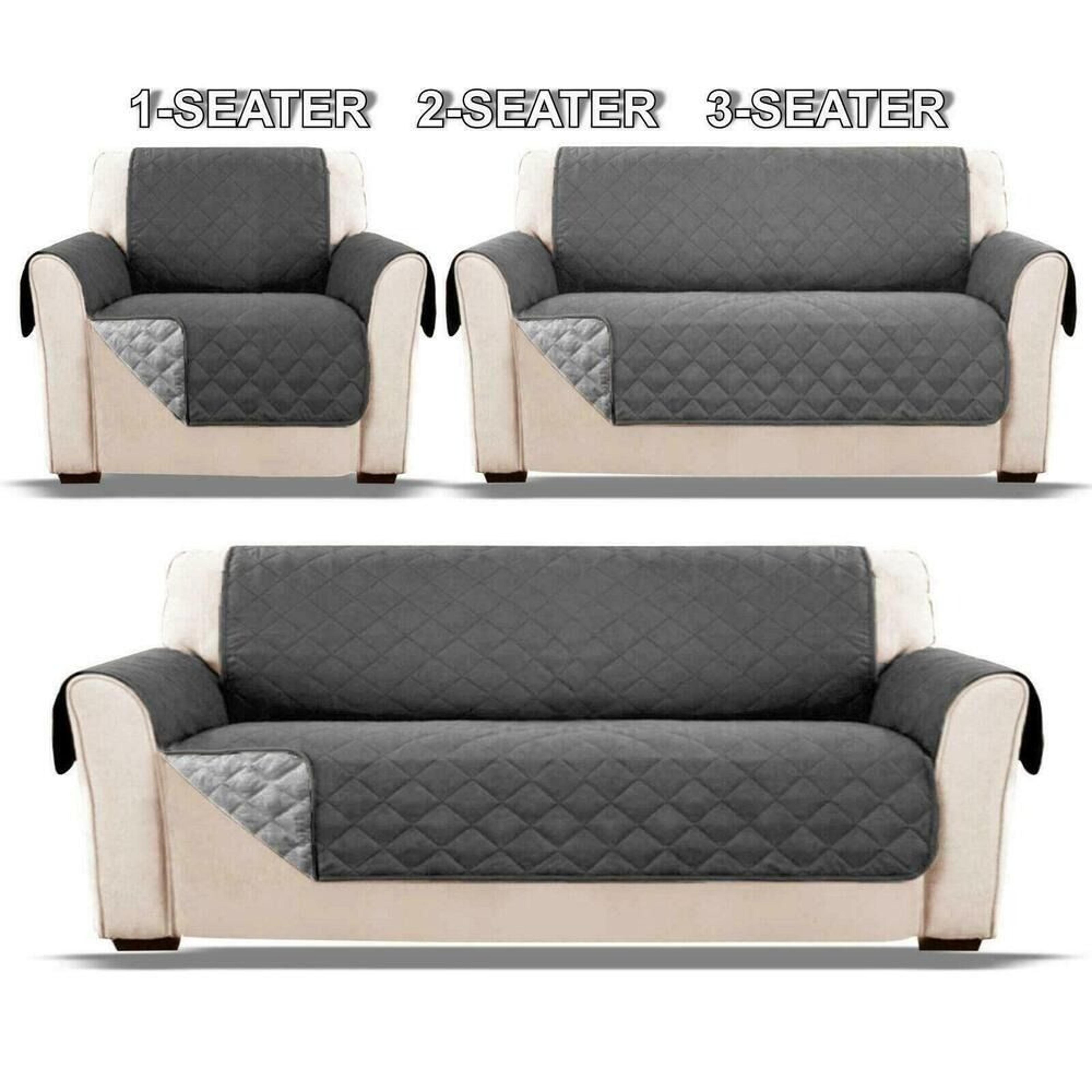 Waterproof Sofa Cover For Pets Kids And Dogs  Quilted AntiWear Furniture Slipcover 4