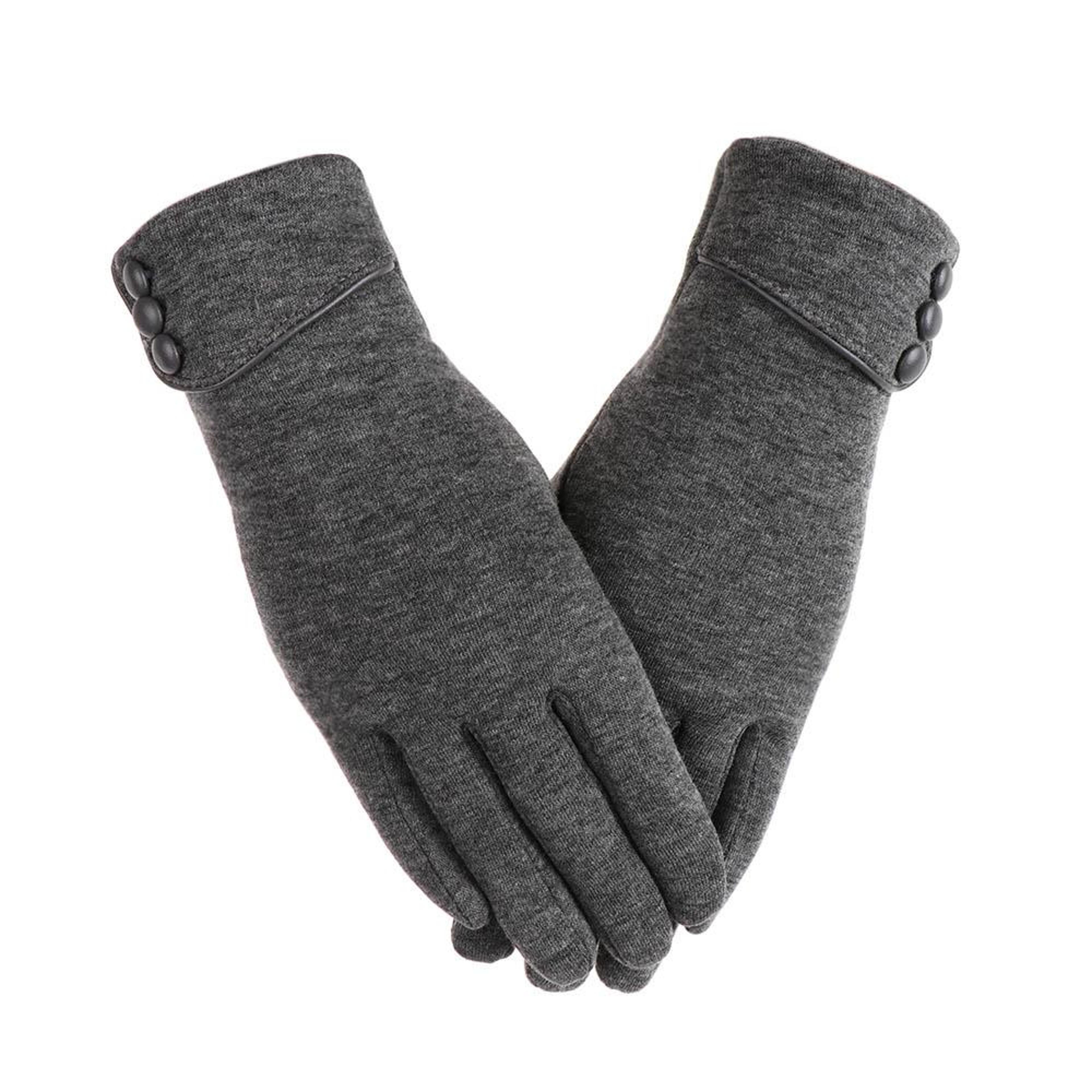 Fashion Women Touch Screen Gloves Winter Furry Warm Mitts For Outdoor Sports  Cycling 4
