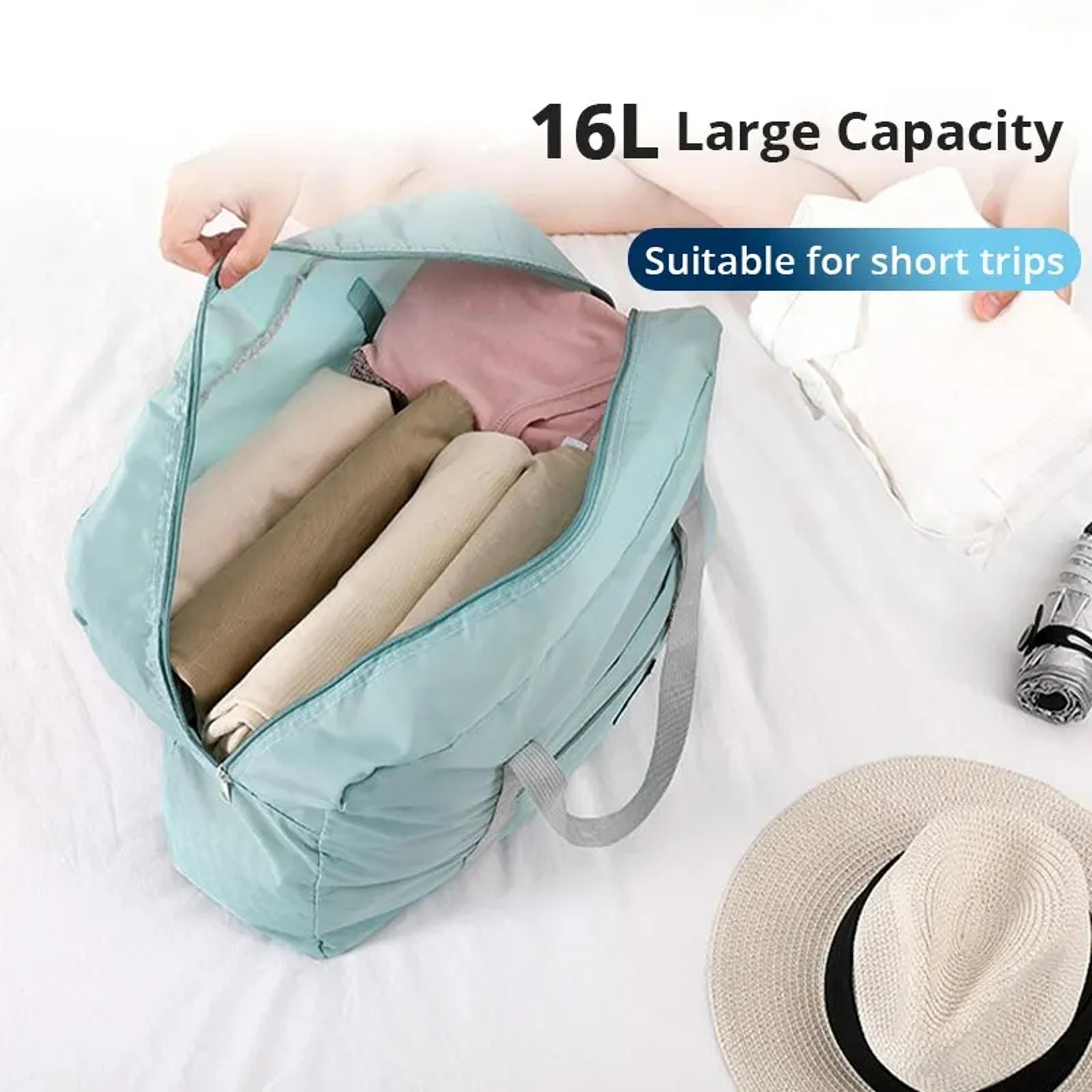 Foldable Travel Duffel Bag For Airlines Carryon  Weekender Overnight Tote For Men  Women  Gym  Trav 2