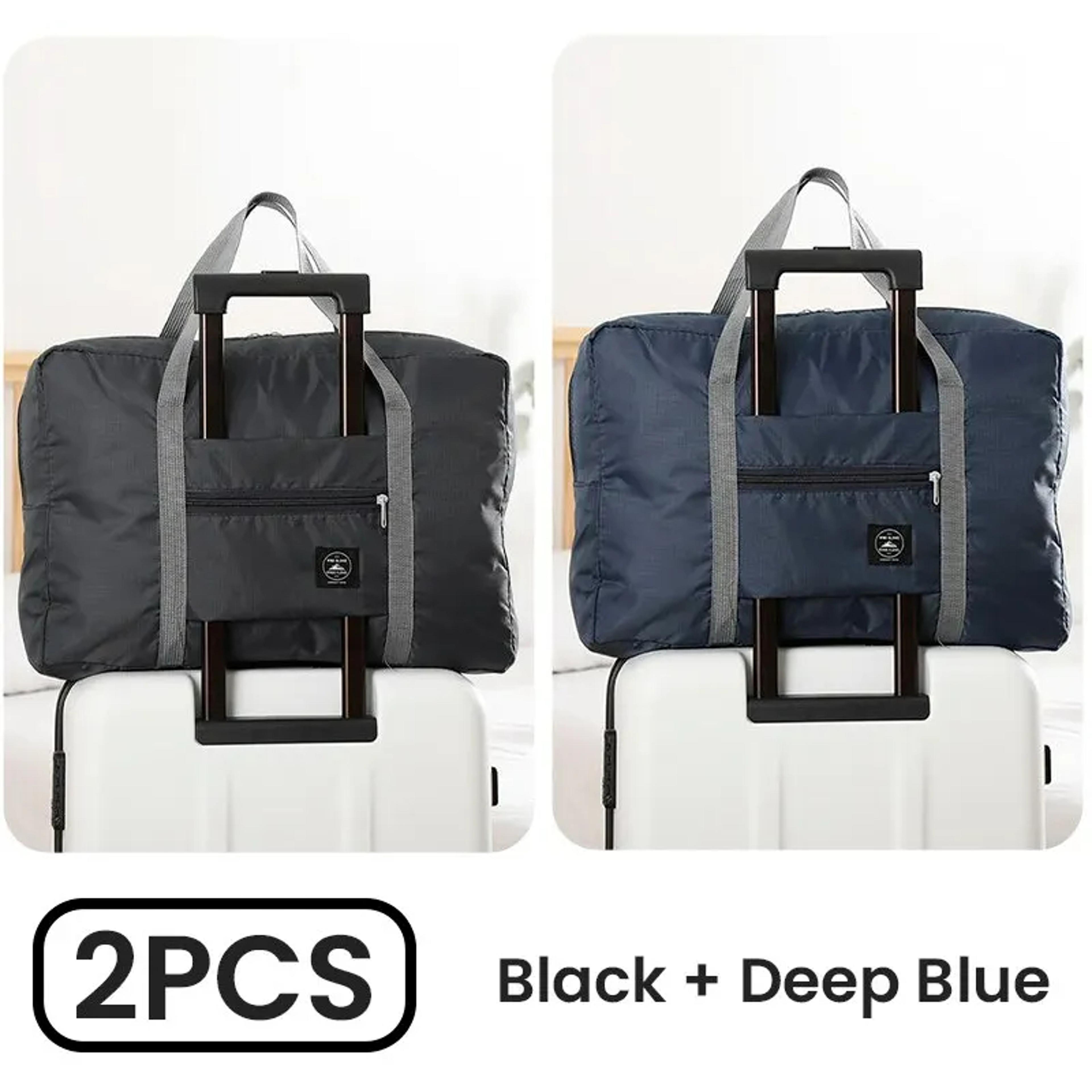 Foldable Travel Duffel Bag For Airlines Carryon  Weekender Overnight Tote For Men  Women  Gym  Trav 8