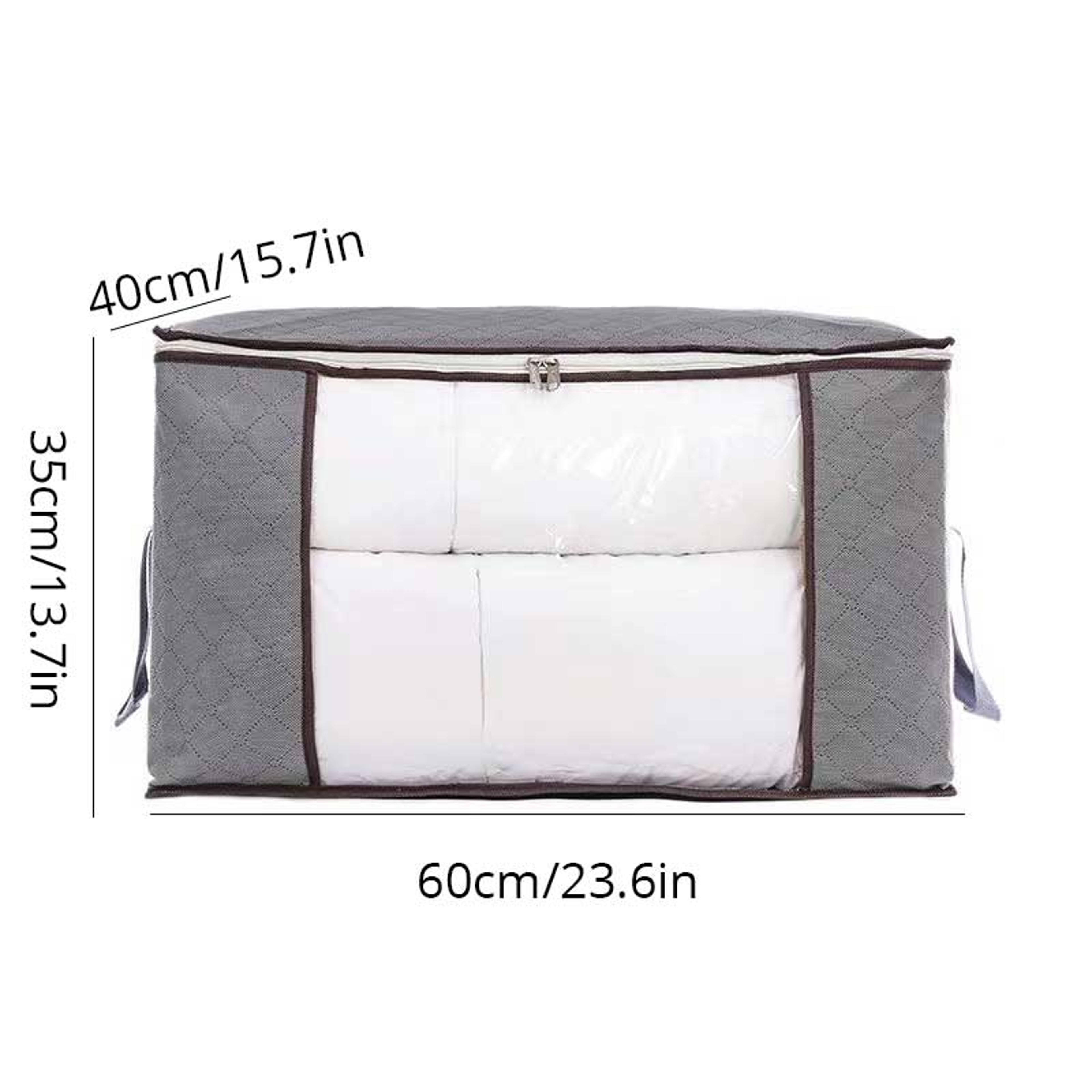 NonWoven Cotton Quilt Storage Bag  Large Capacity Moisture  Dust Proof Portable Luggage Organizer 4