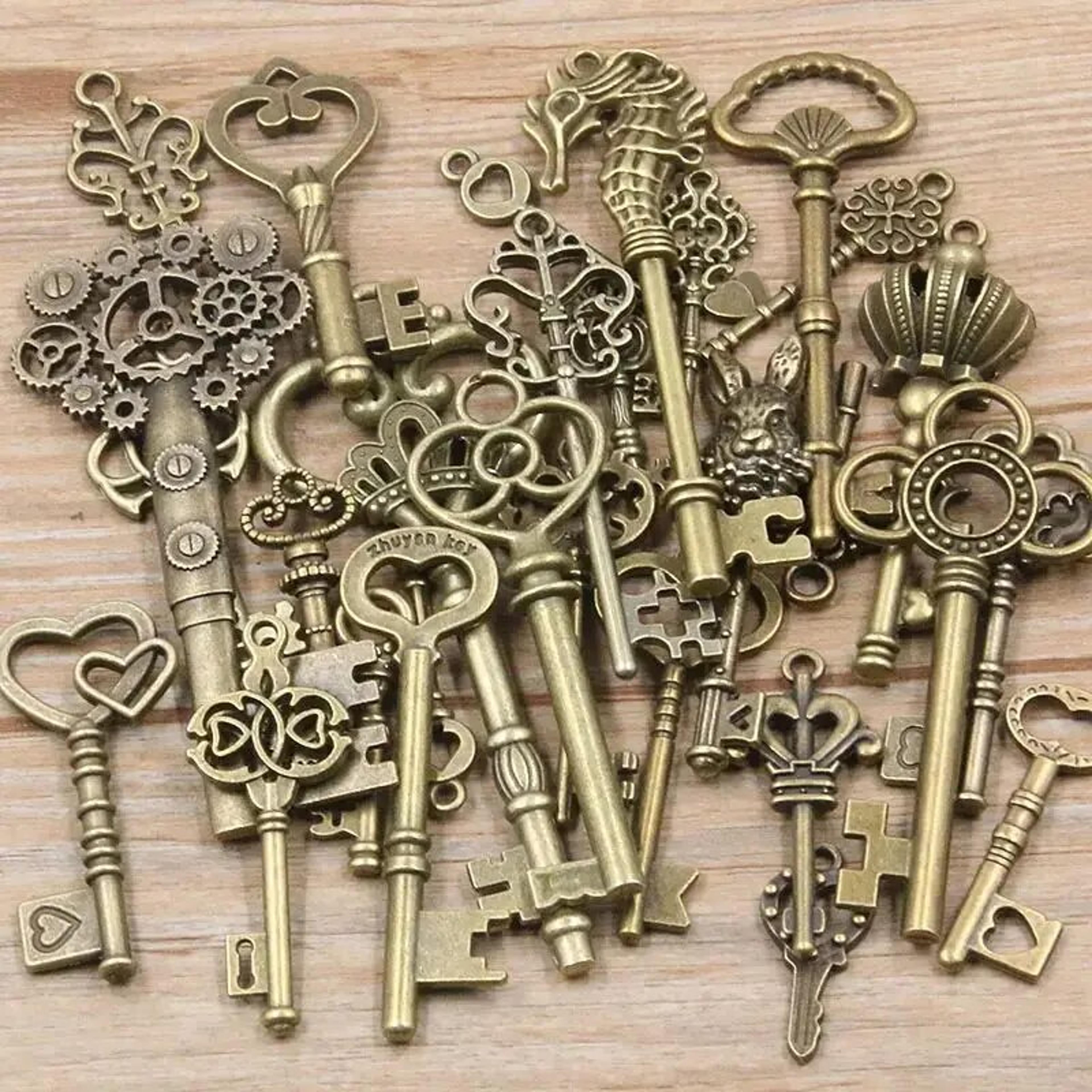DIY Metal Charms For Jewelry Making  50g Zinc Alloy Pendants For Bracelets  Necklaces Crafting Supp 4