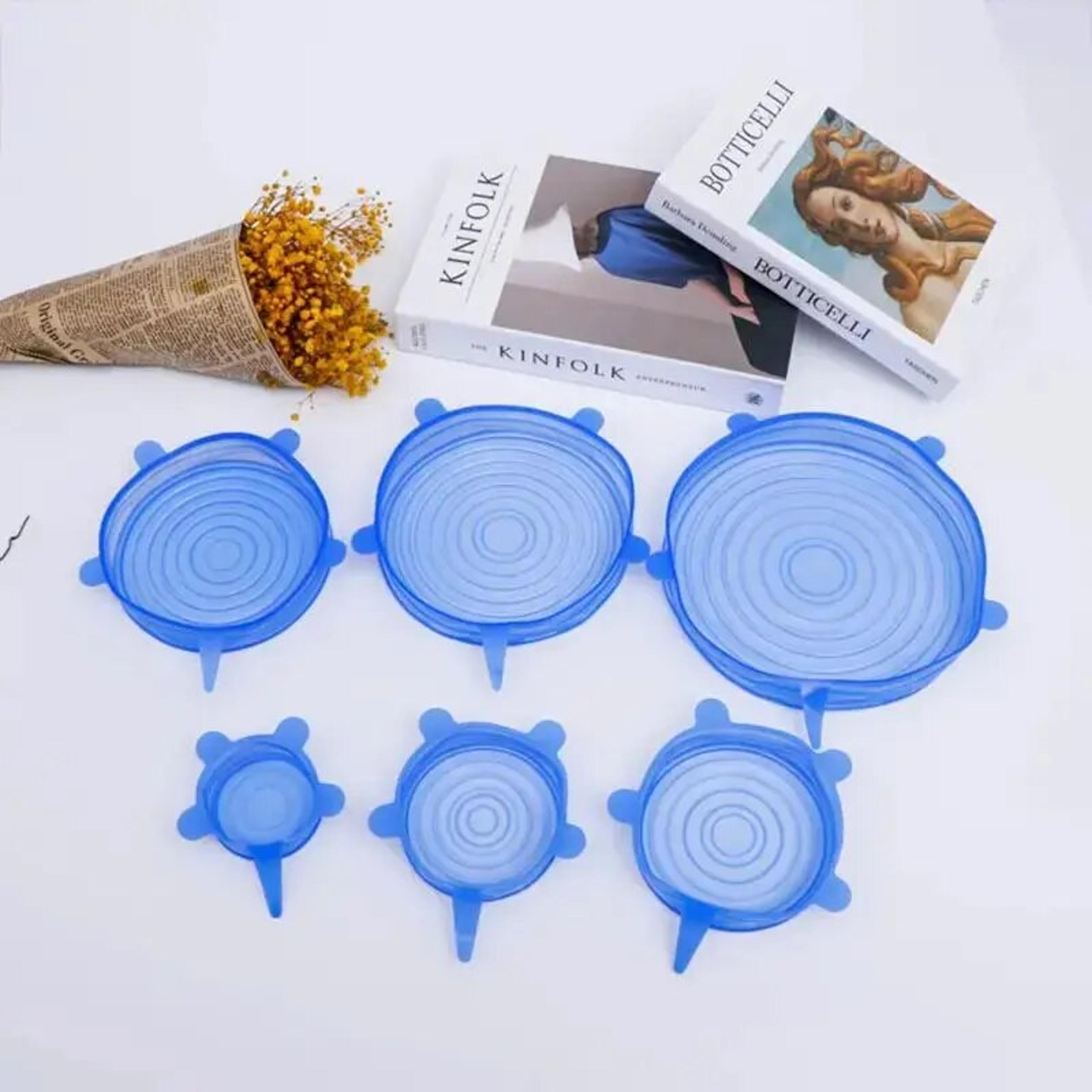 Reusable Silicone Stretch Lids For Food Bowls  Multifunctional Fruit  Vegetable FreshKeeping Cover 2