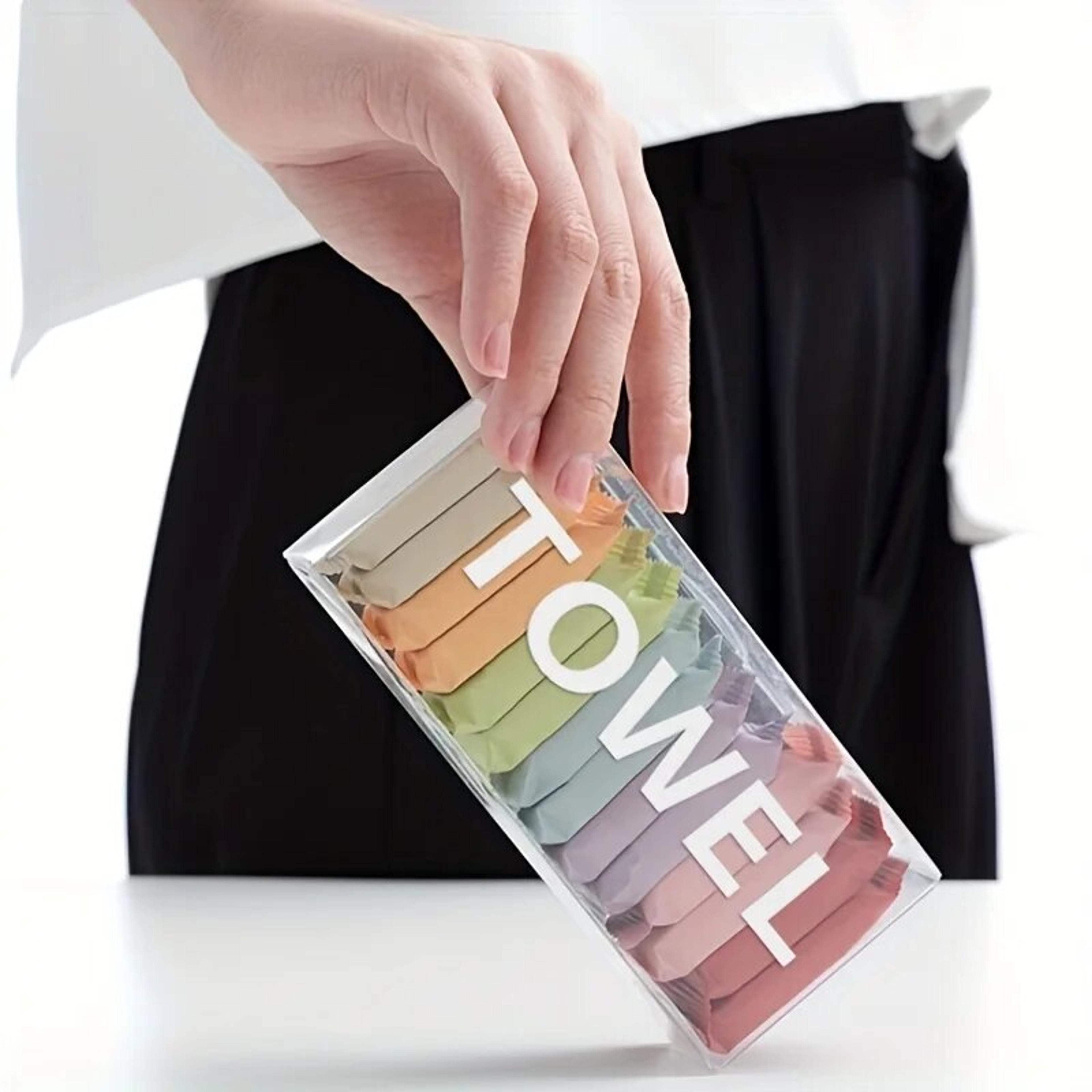 Disposable Compressed Travel Towels For Face Cleansing  Portable  Thickened Towel Set 4