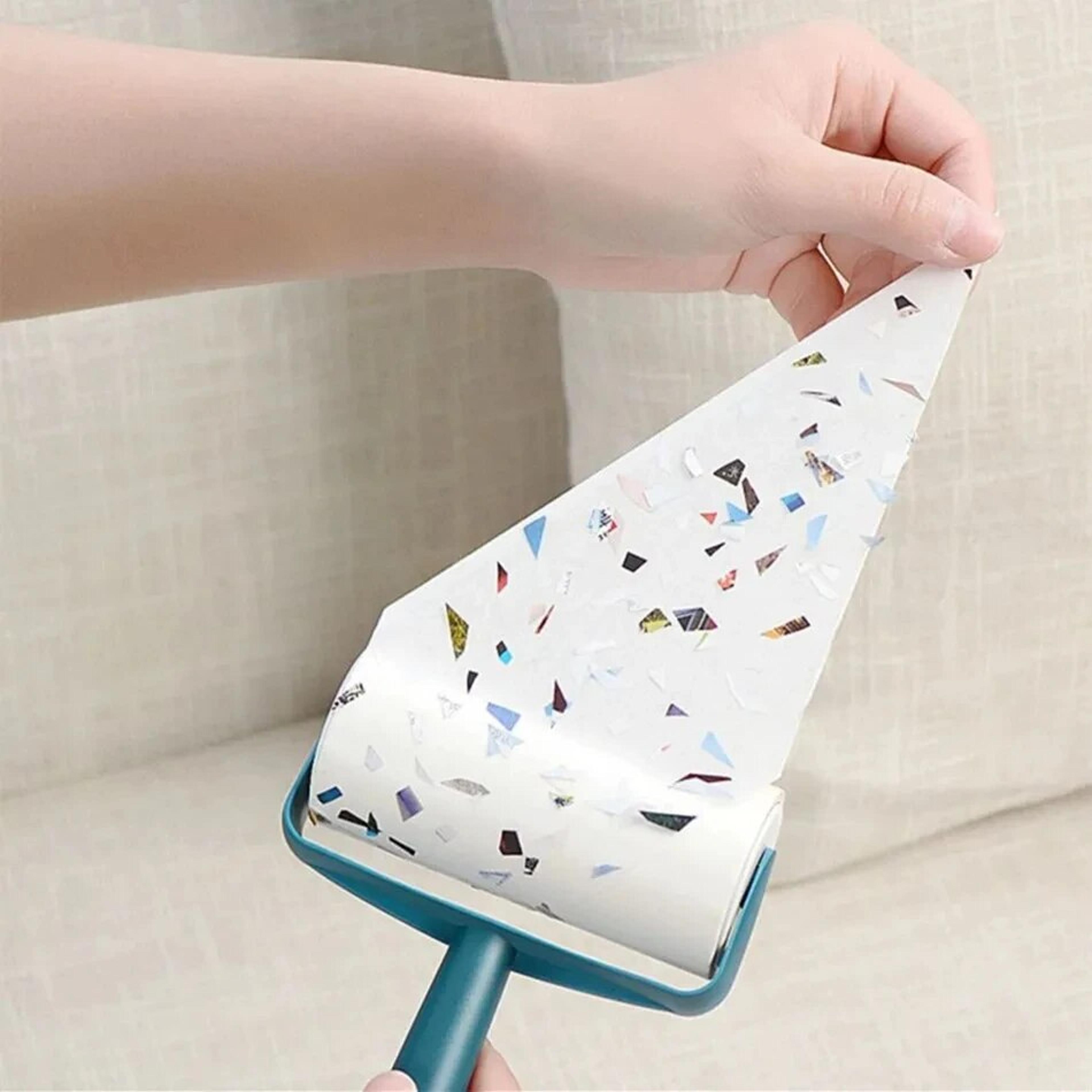 Tearable Roll Paper Sticky Roller Brush  Pet Hair Remover  Clothes Cleaning Brush For Home Use 1