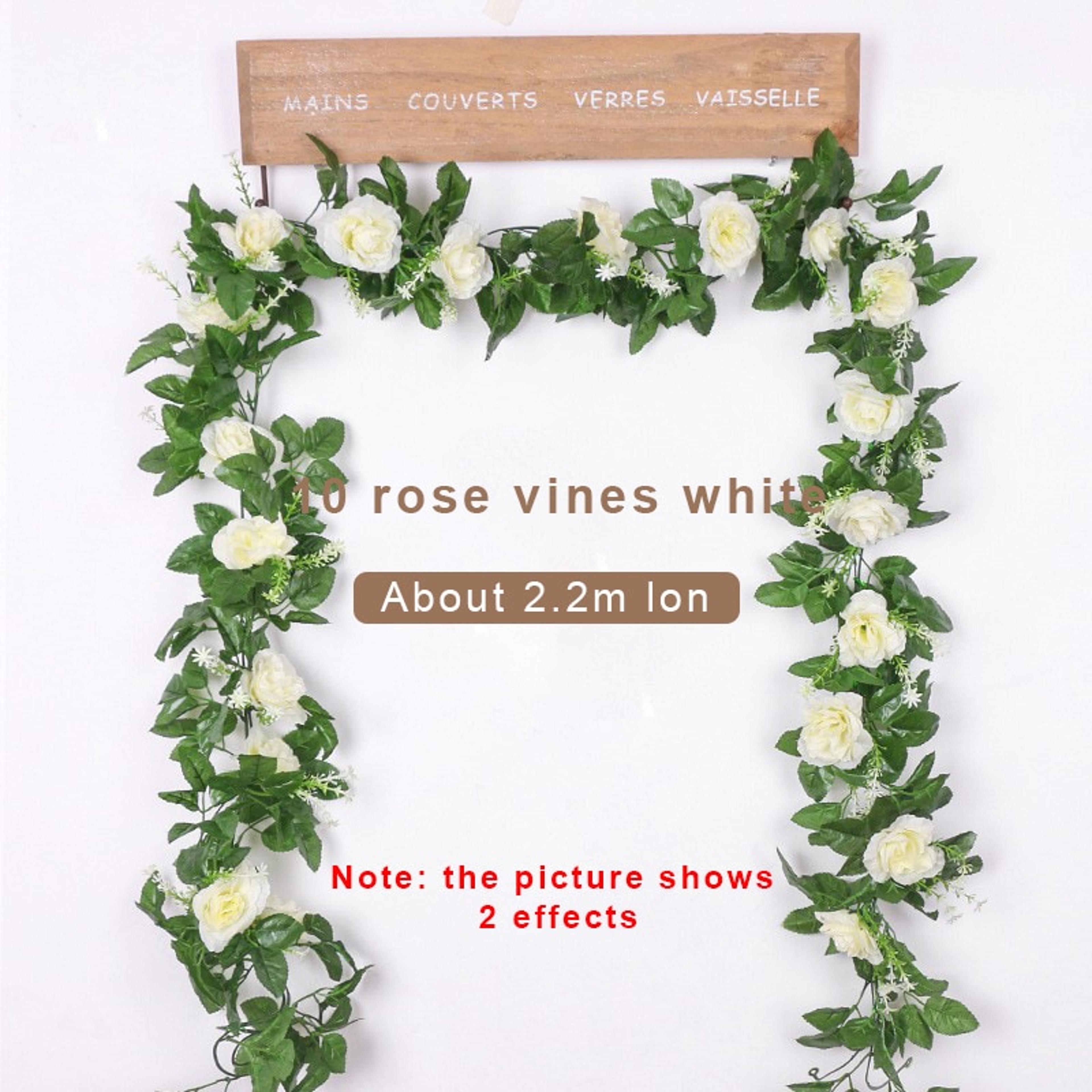 Artificial White Flower Vine Garland  Wedding  Home Decoration 1