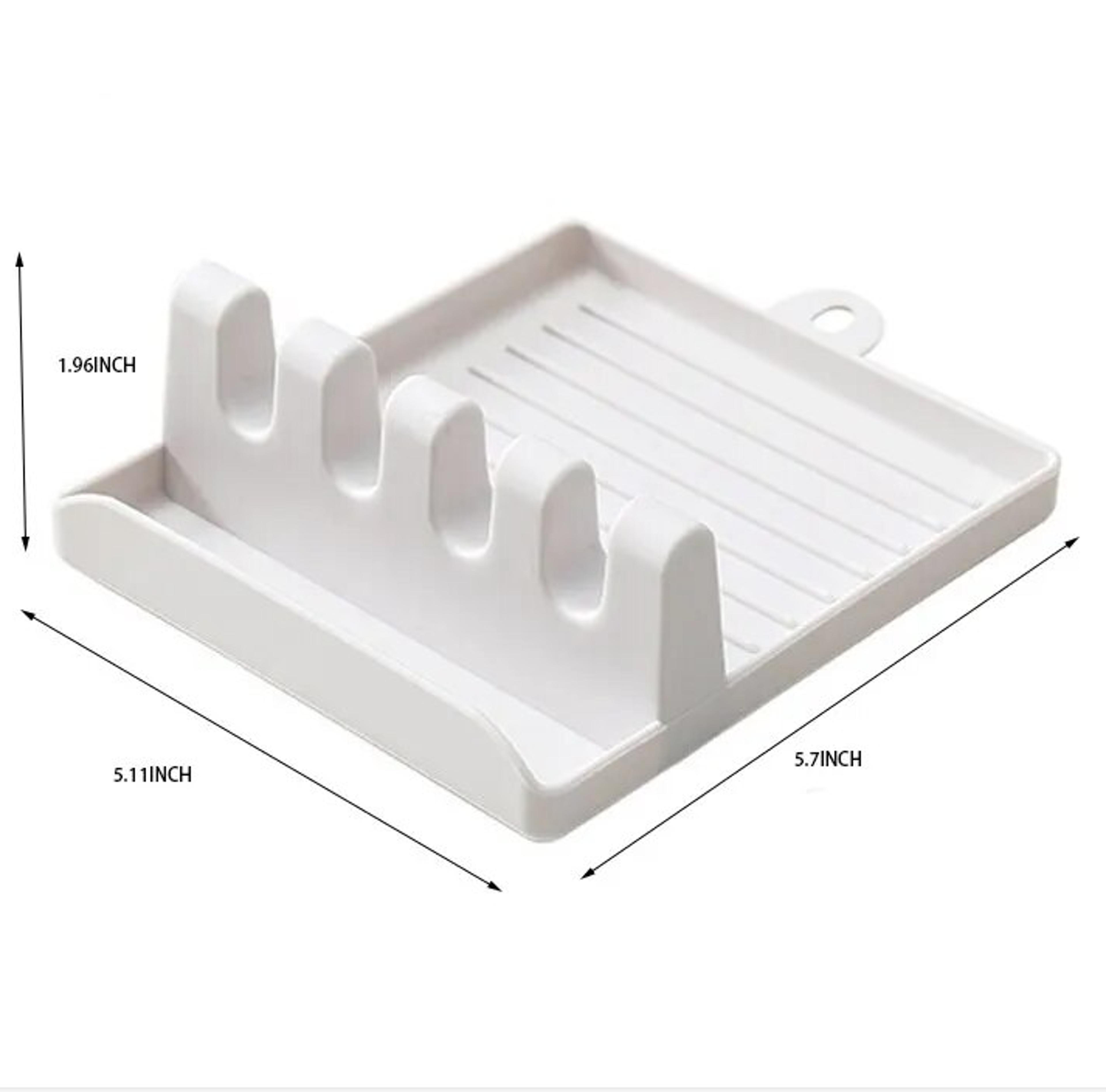 Kitchen Utensil Rack  Pot Lid Holder  SpaceSaving Shelf For Spoons Chopsticks  More 5