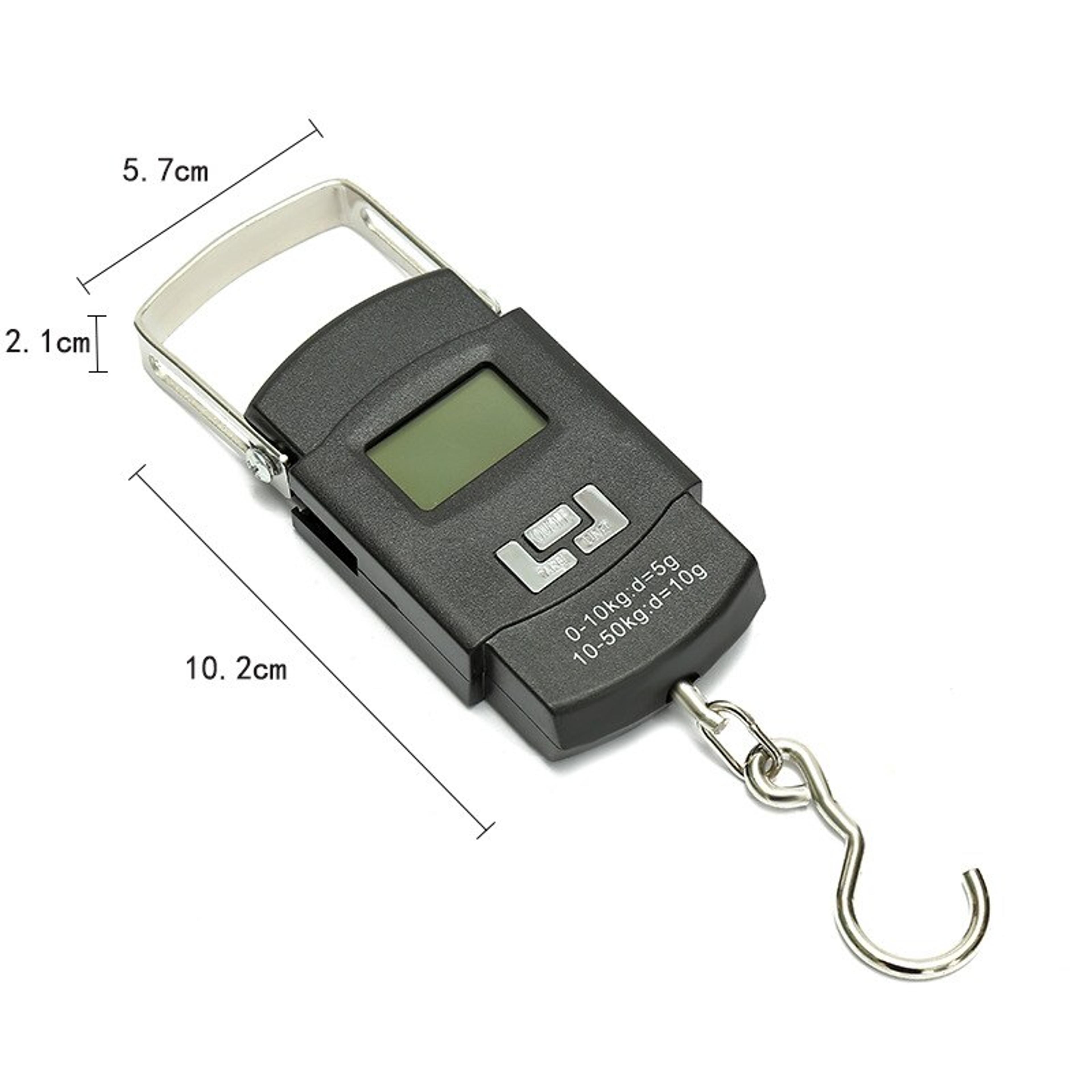 Portable LCD Digital Luggage Scale With HighPrecision Steel Hook  Compact  Accurate Mini Scale For  4