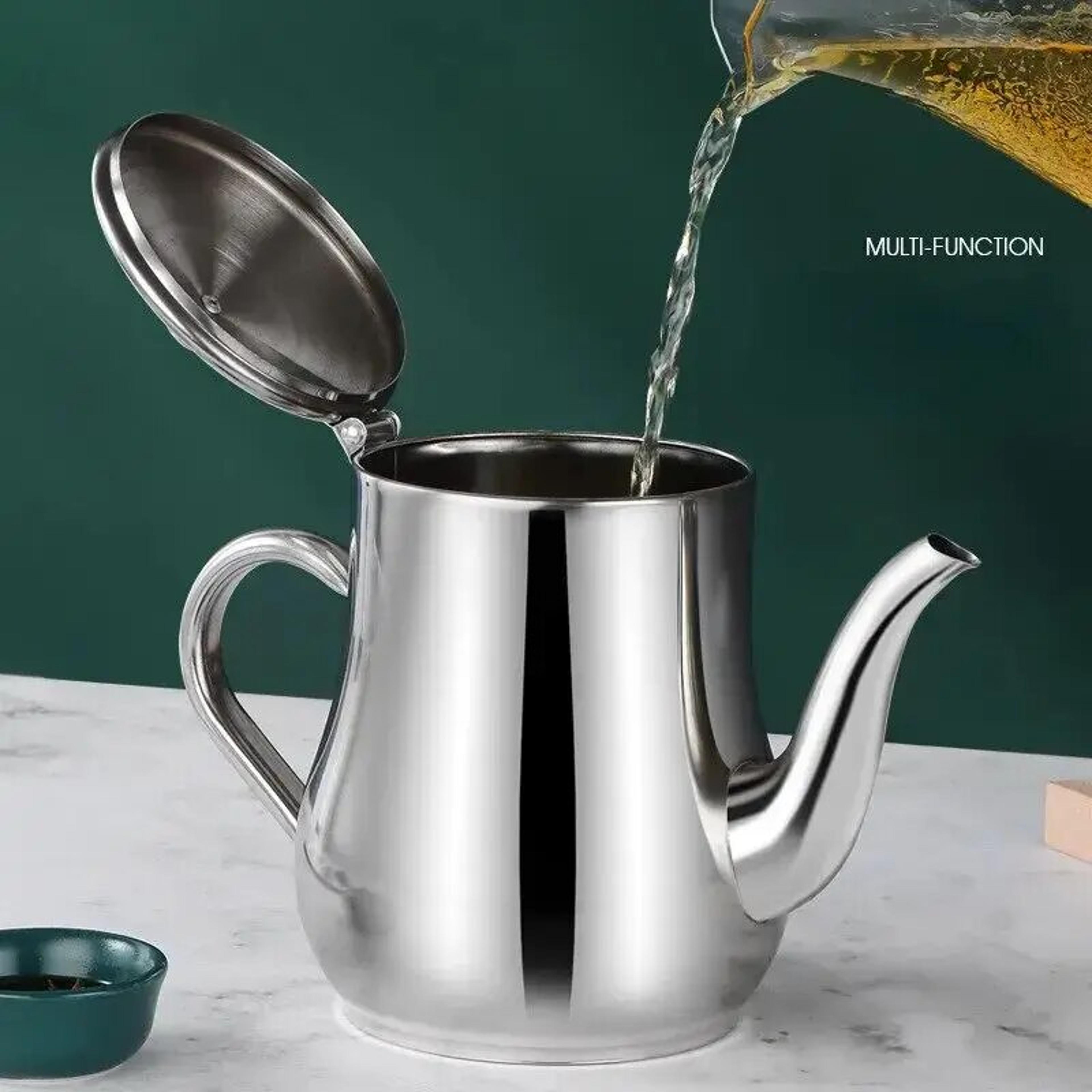 Stainless Steel Oil Pot With Builtin Filter For Oil Storage And Cooking  Premium Kitchen Gadget 3