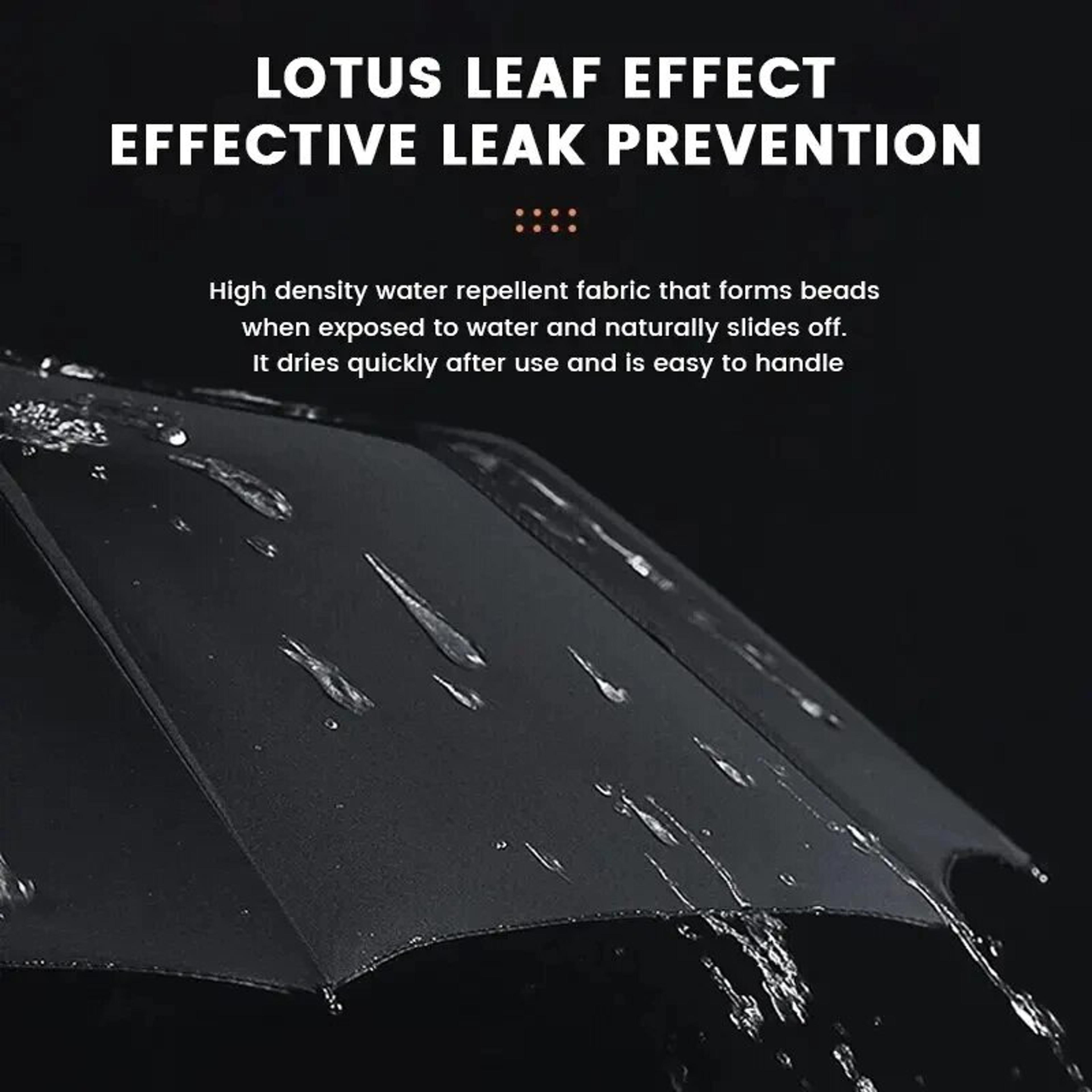 Bone Black Glue Fully Automatic Umbrella  Durable UV Resistant Folding Umbrella For Men  Women 2