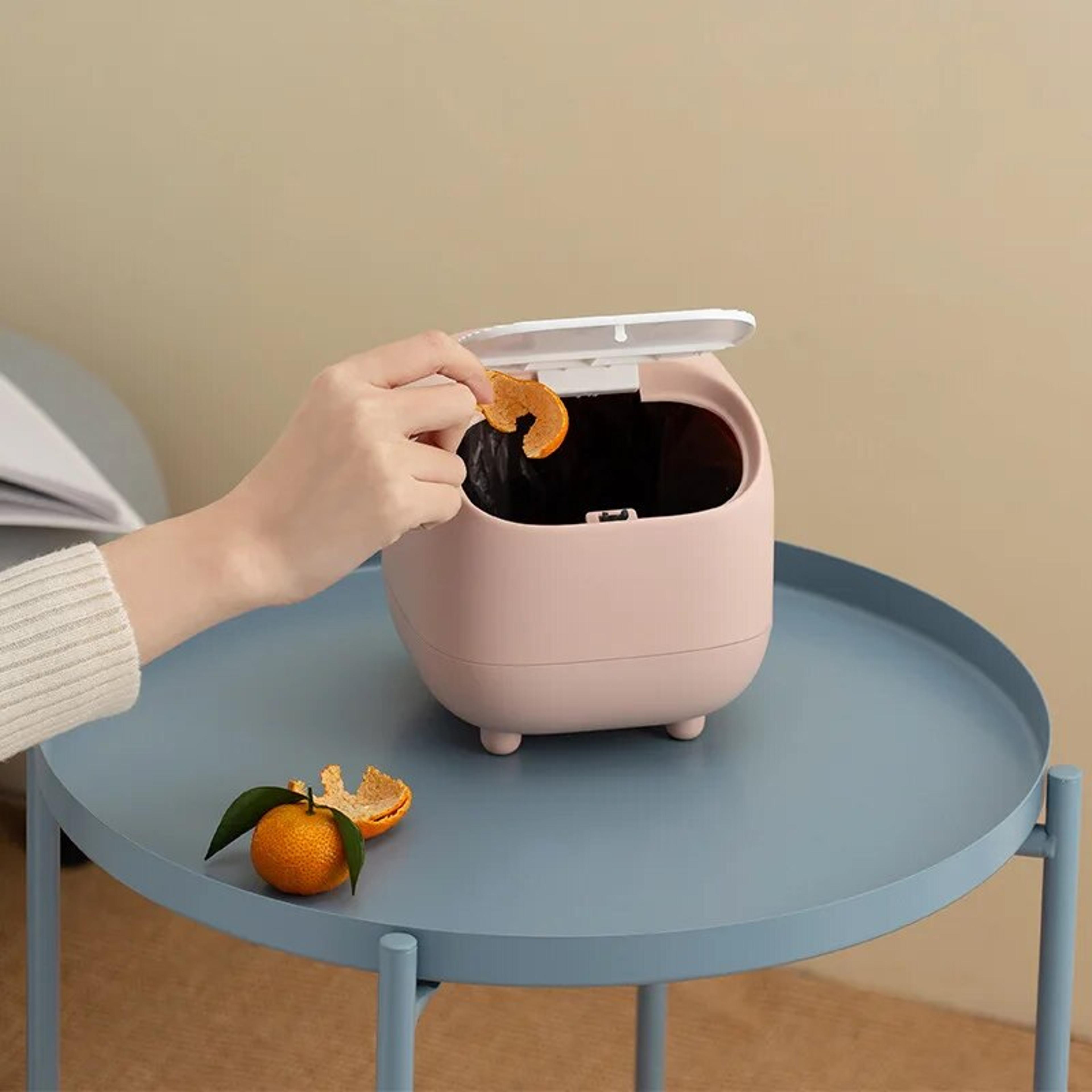 Mini Ninja Desktop Trash Can  Creative Small Office Press Trash Can Cute Storage Box For Desk Organ 1