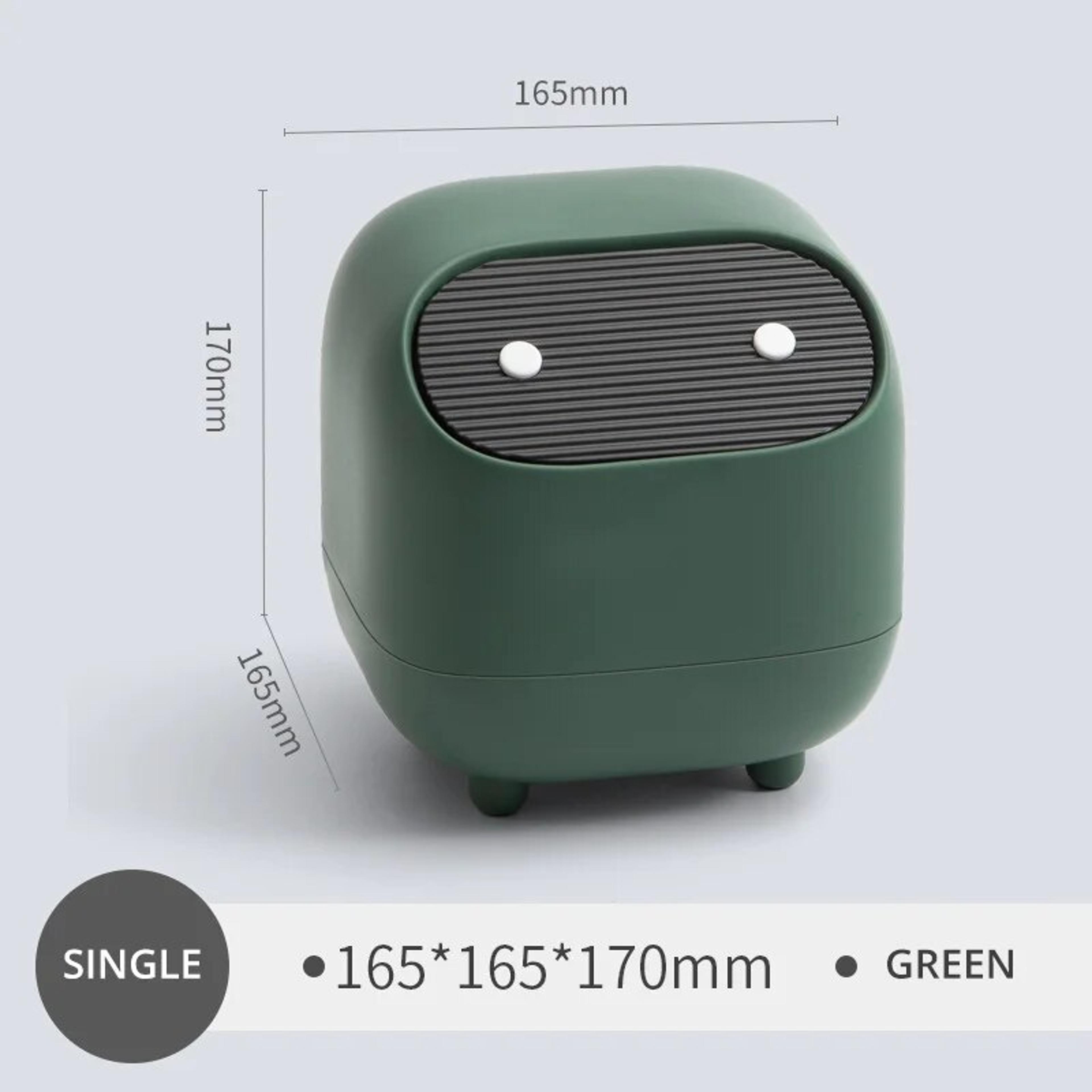 Mini Ninja Desktop Trash Can  Creative Small Office Press Trash Can Cute Storage Box For Desk Organ 5