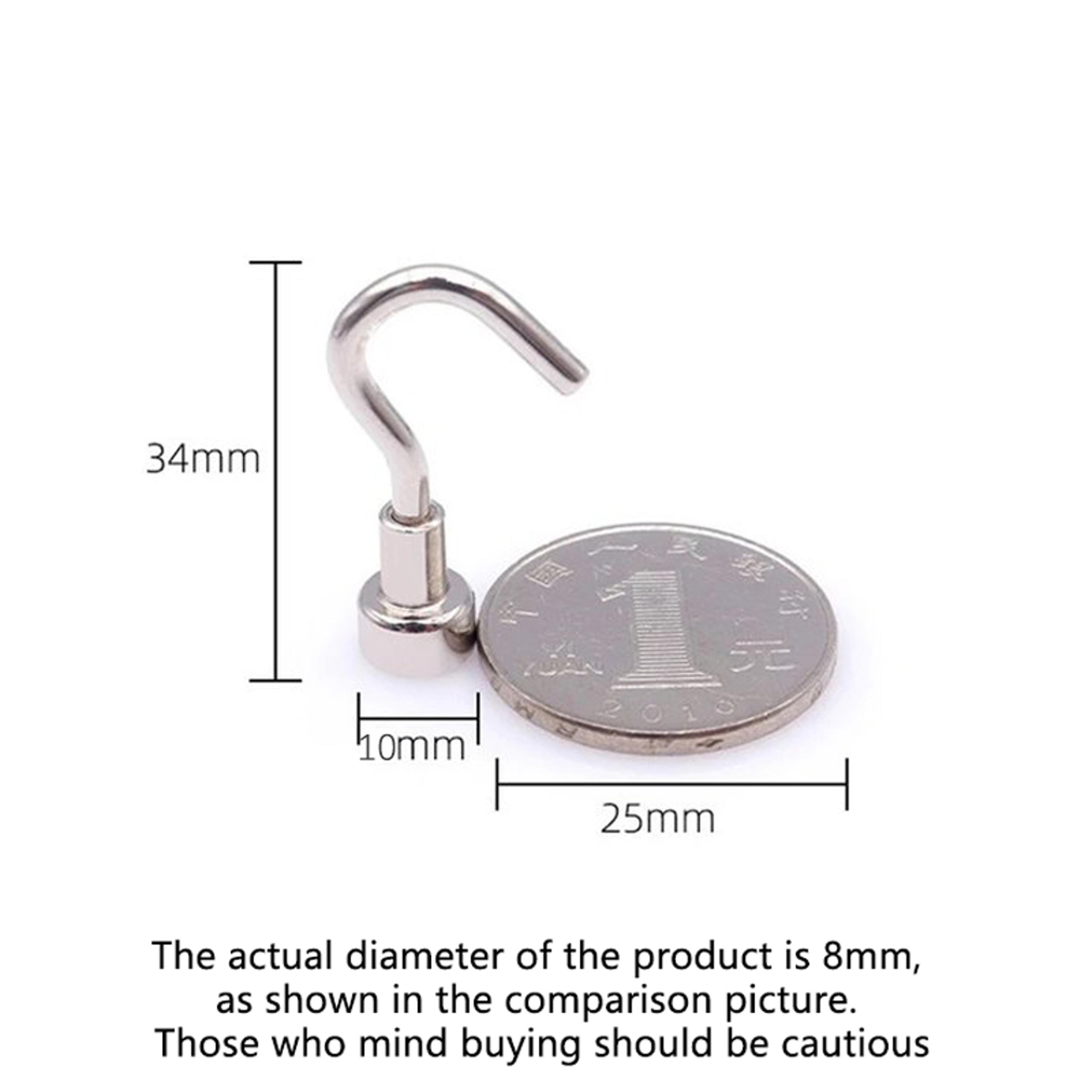 Strong Magnetic Hooks  PunchFree LoadBearing Thick Wall Storage For Home  Kitchen 5
