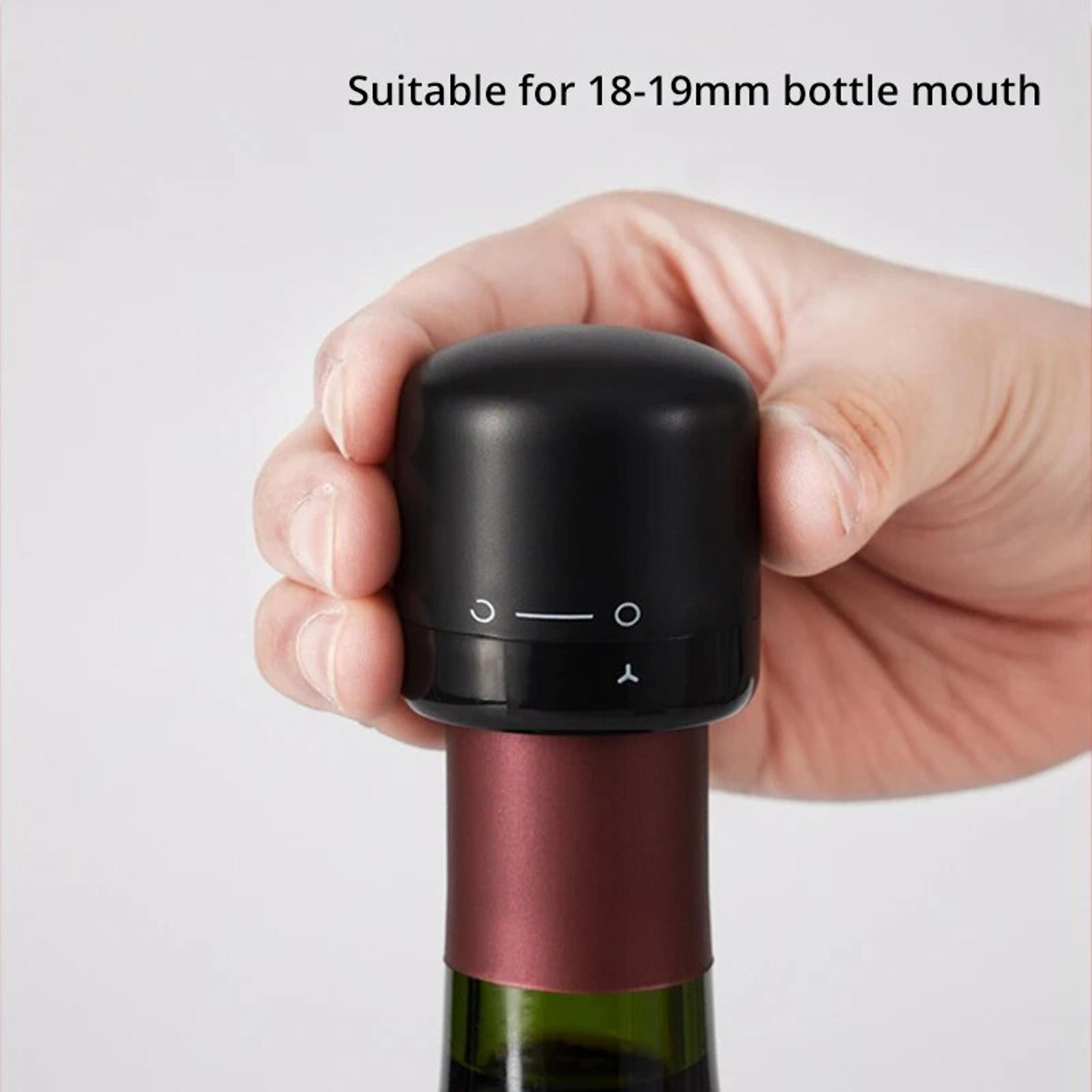 Black Wine Bottle Stoppers  LeakProof Sealing Caps For Wine Champagne And Spirits Preservation  Min 2