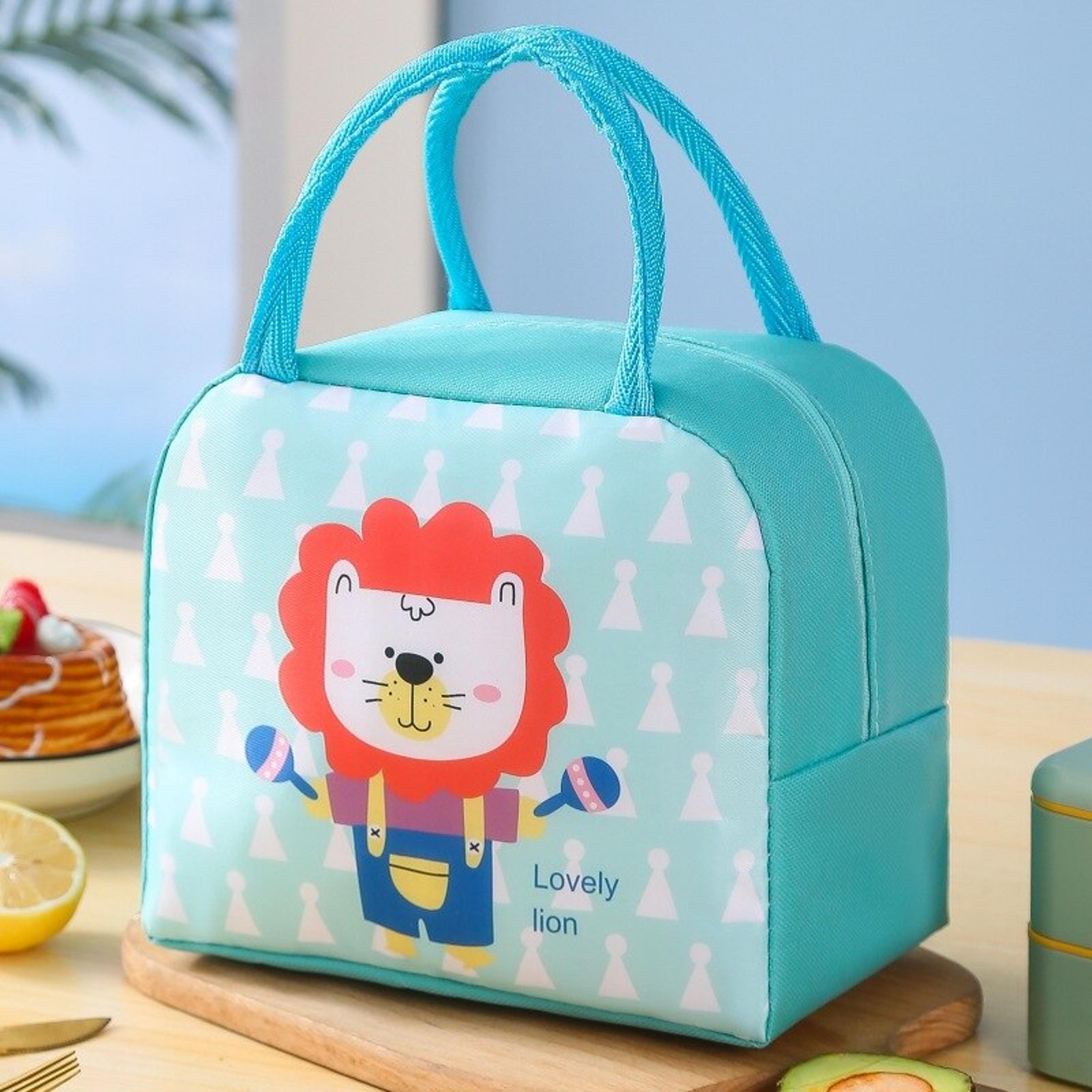 Cartoon Insulated Lunch Box Tote Bag  EcoFriendly Handheld Bento Bag With Thickened Aluminum Foil F 3