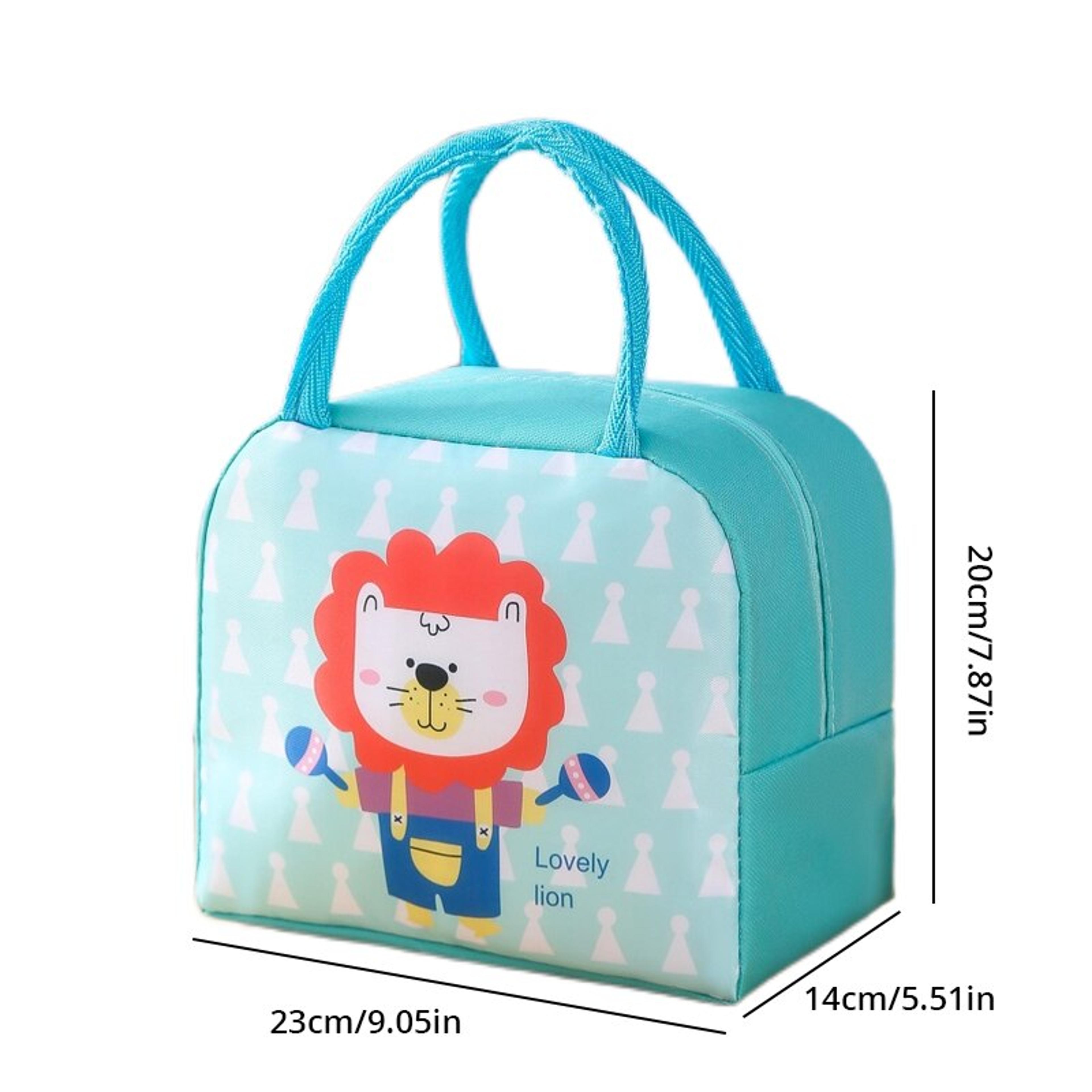 Cartoon Insulated Lunch Box Tote Bag  EcoFriendly Handheld Bento Bag With Thickened Aluminum Foil F 2