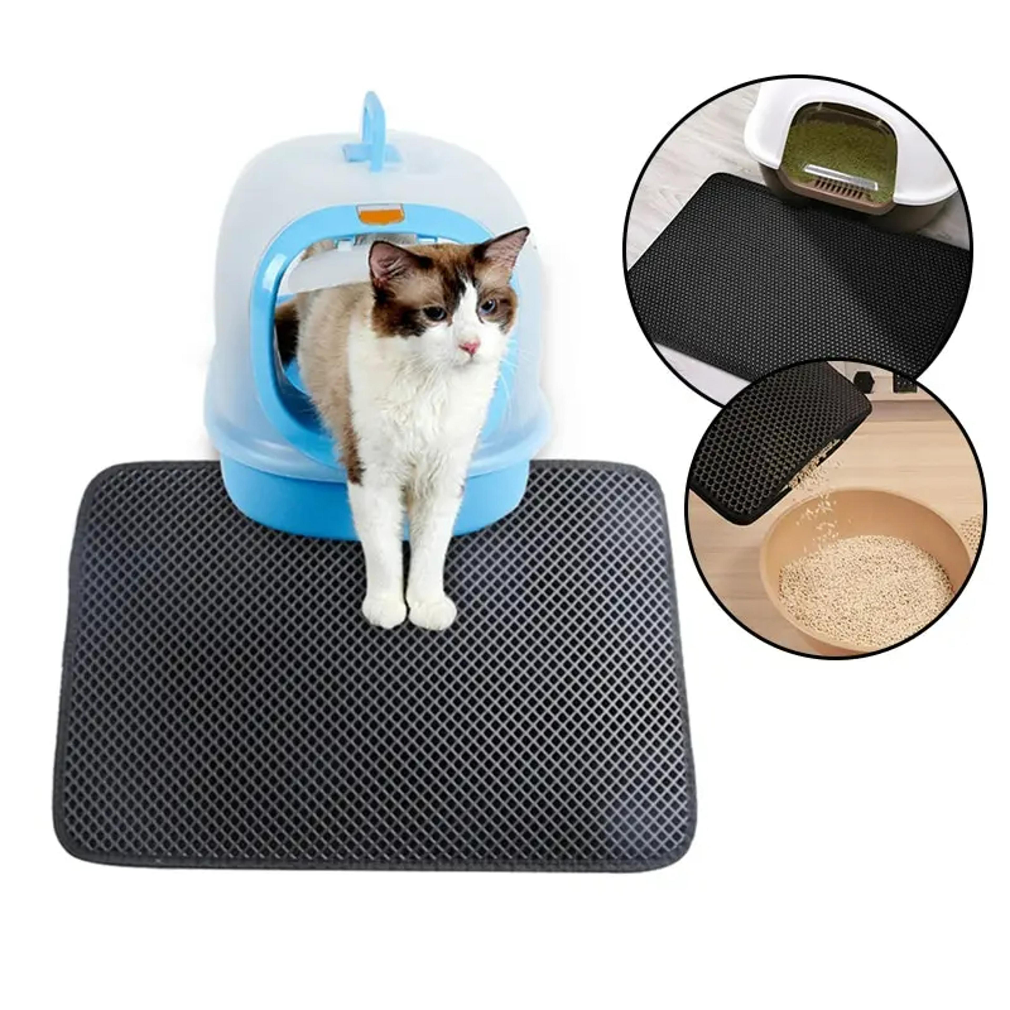 Waterproof Cat Litter Mat  NonSlip Washable DoubleLayer Design For Easy Cleanup 0