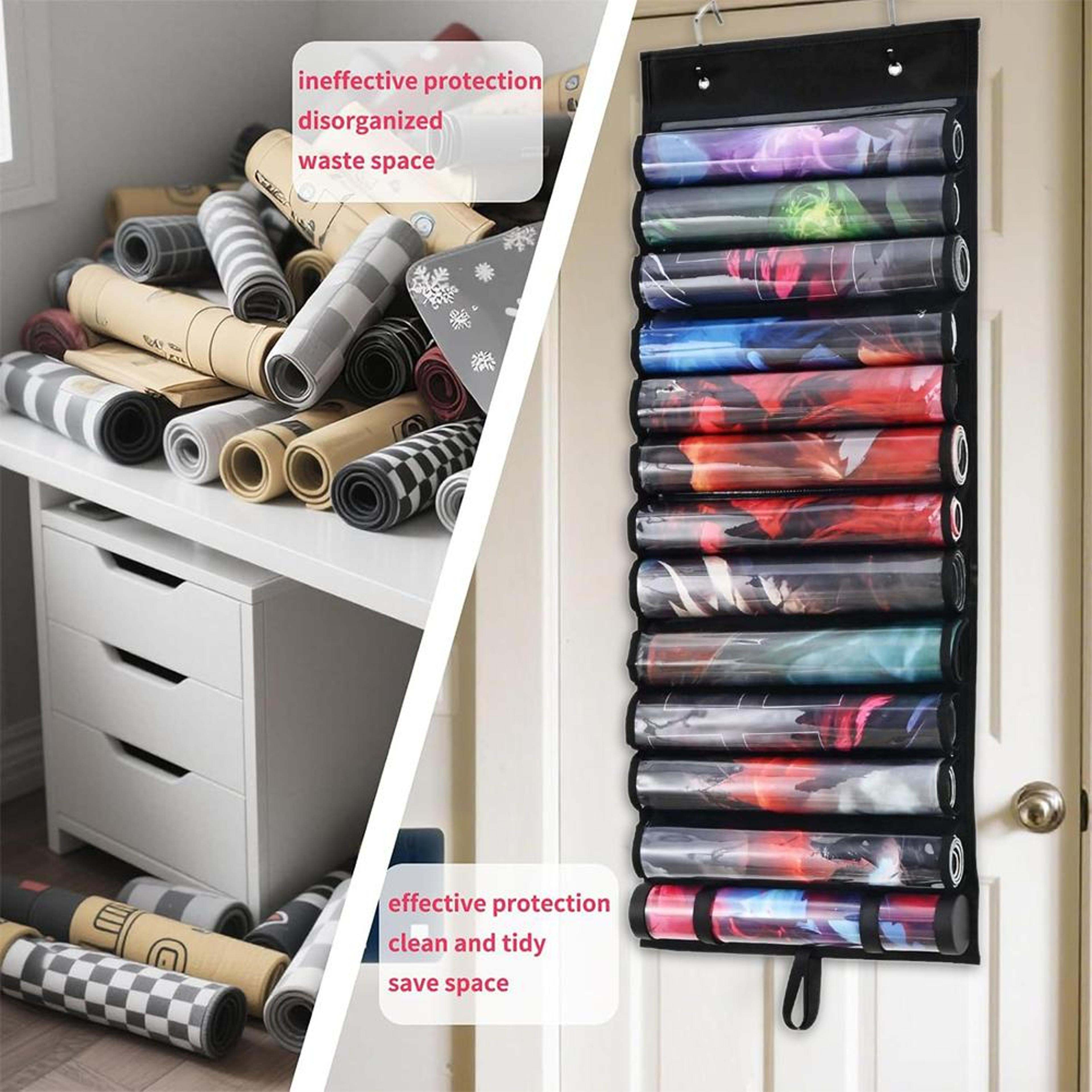 Portable Playmat Holder And Storage Bag For TCGRPG Mats  Organized And Convenient Includes Hooks 2
