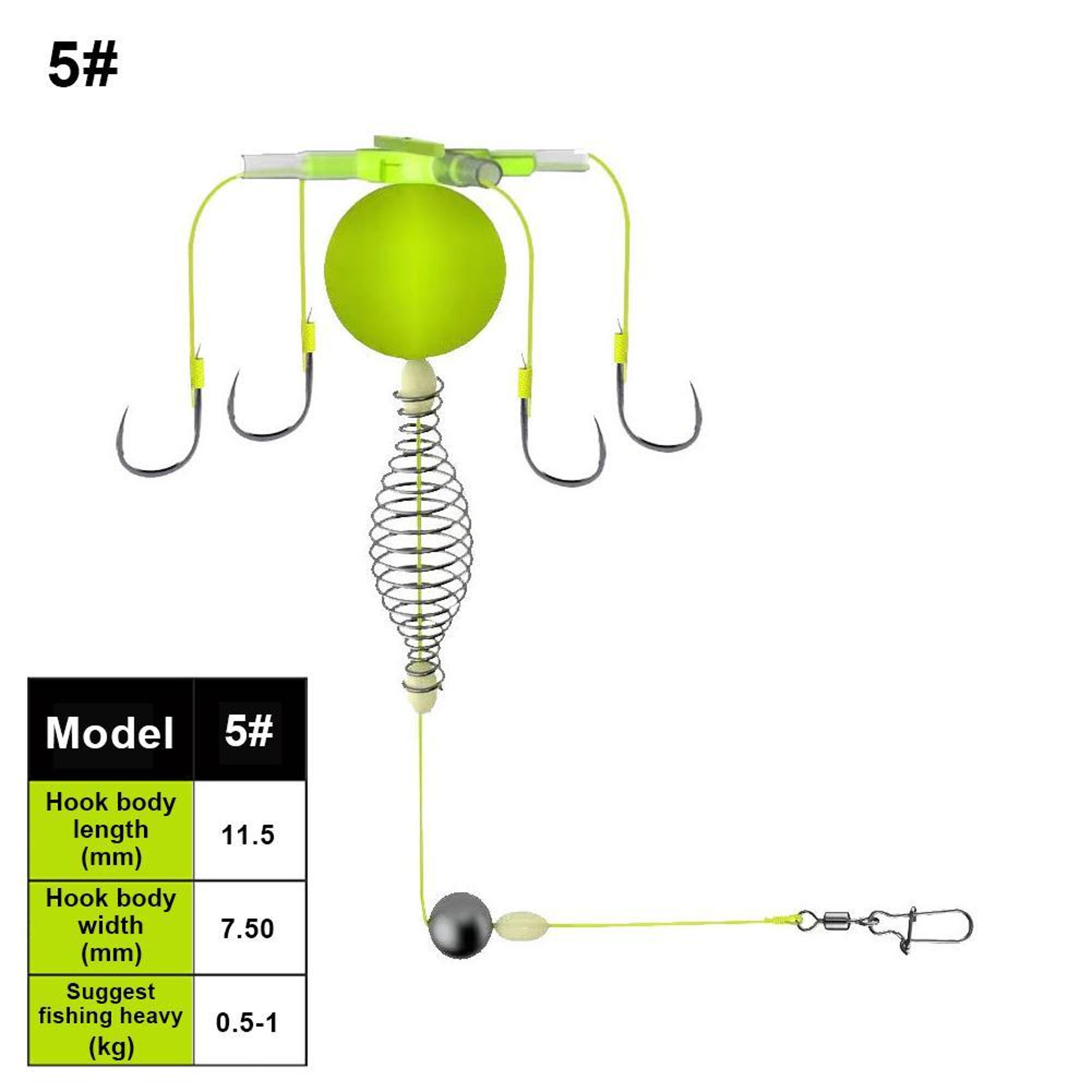 Fishing Bait Cage With AntiWinding Hook  Float Line Feeder Sinker For Efficient Fishing 6