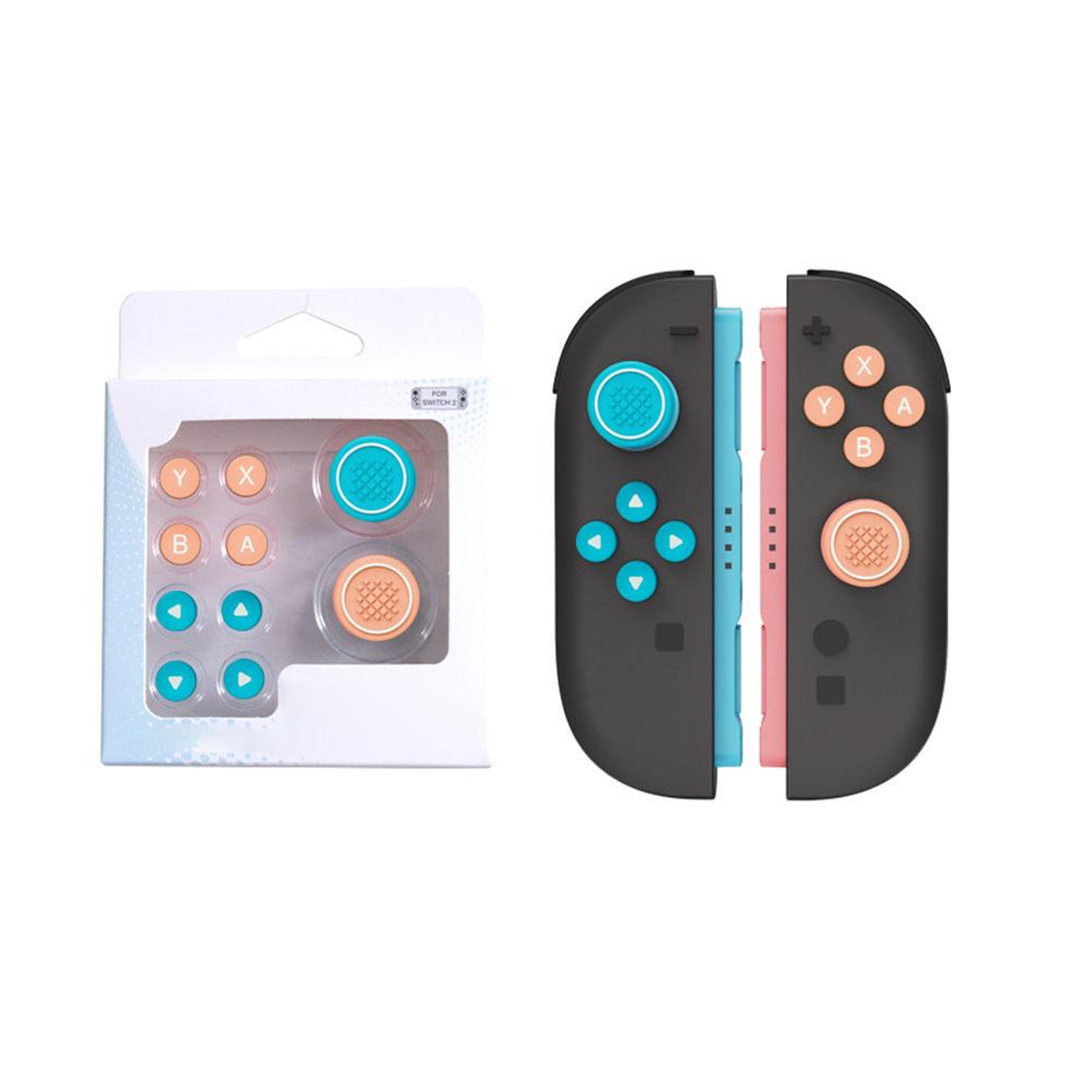 Colorful Silicone Thumb Button Caps For Switch Joysticks  Customizable  Comfortable Controller Acce 4