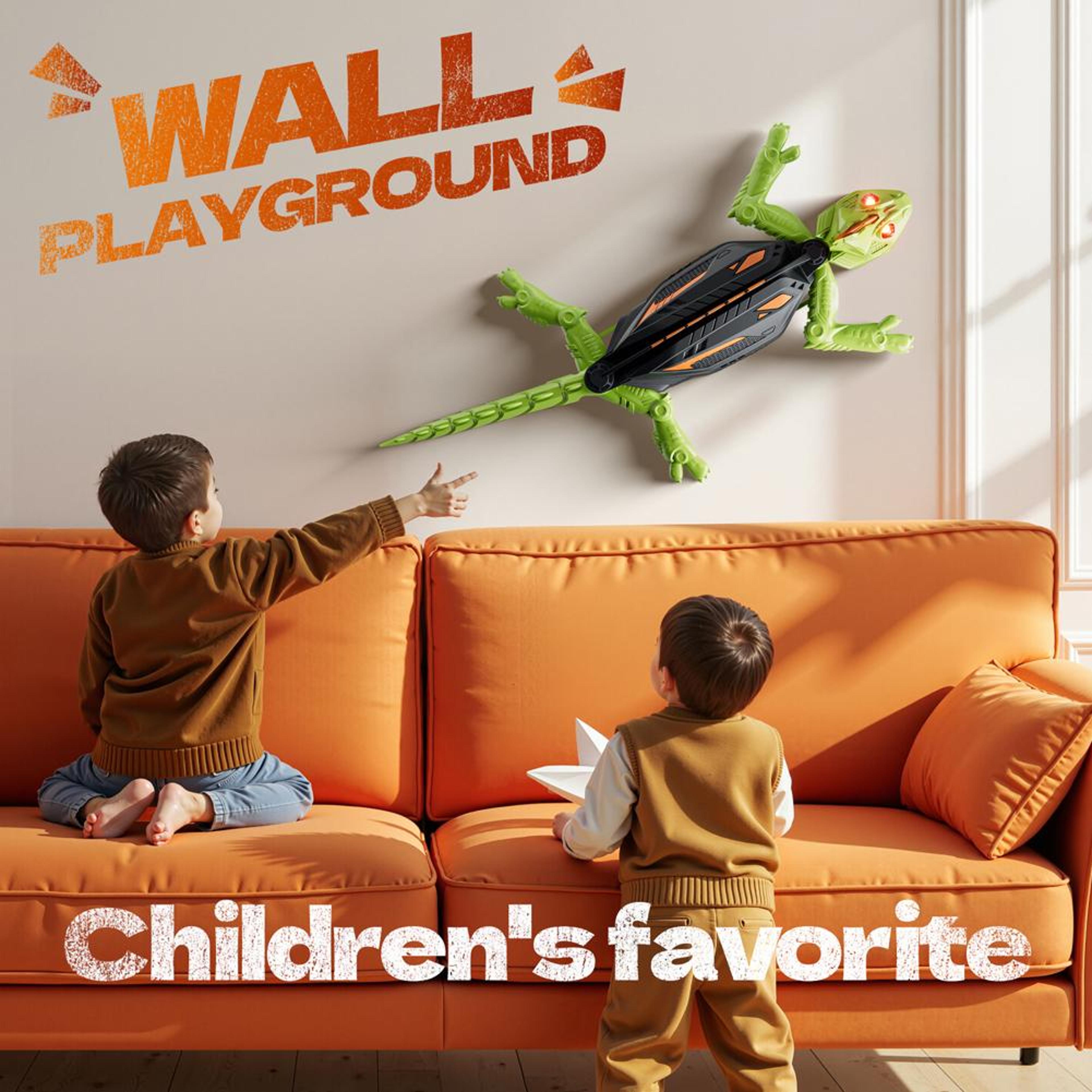 Remote Control Gecko Wall Climbing Car For Kids  Electric RC Lizard Crawling Toy 3