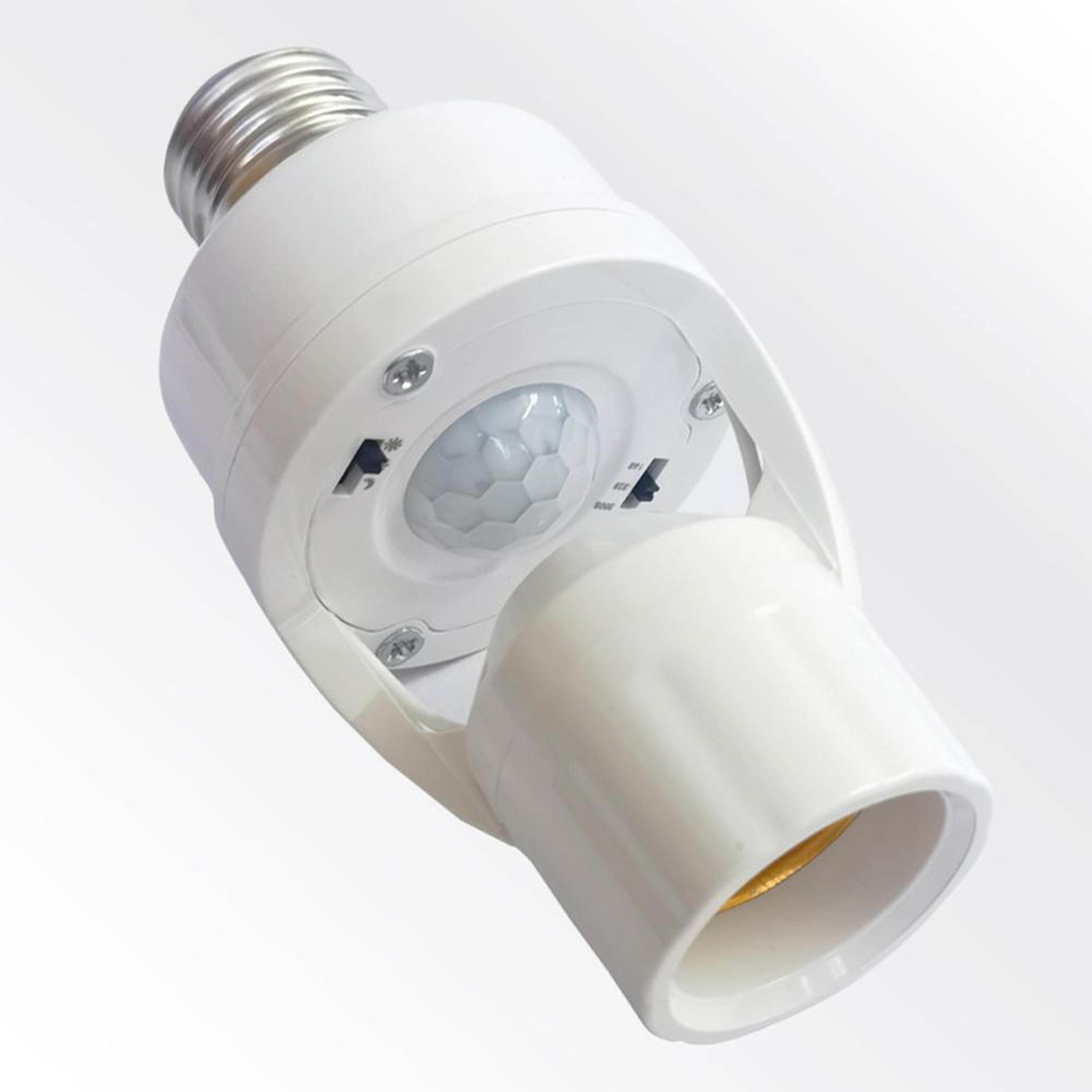 Smart PIR Motion Sensor Light Bulb Socket Adapter  Auto OnOff Radar Induction Lamp Holder  Adjustab 0