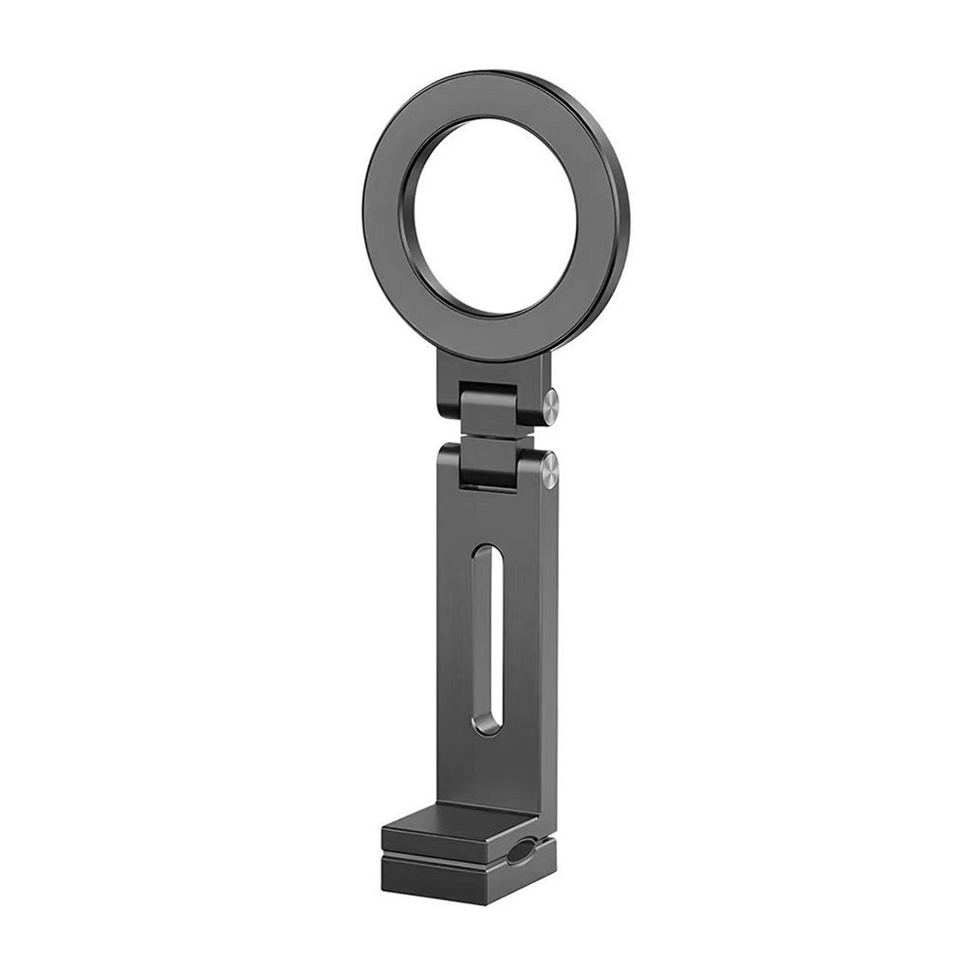 Magnetic Foldable Phone Stand  MultiAxis Rotatable ABS Holder For Travel Desk And Airplane Use 6
