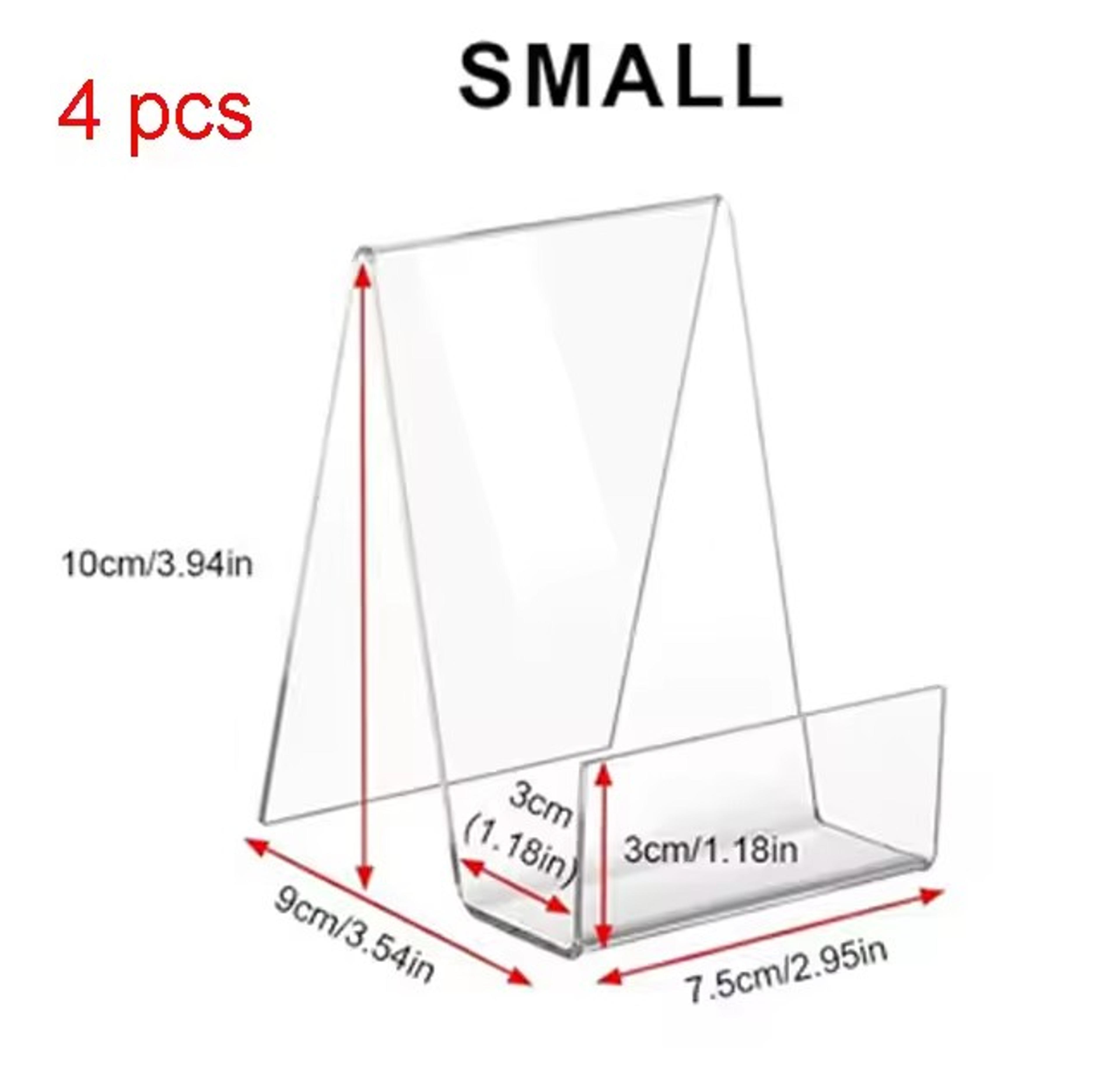 Clear Acrylic Book Stand Display Holder For Postcards Stickers And More 5