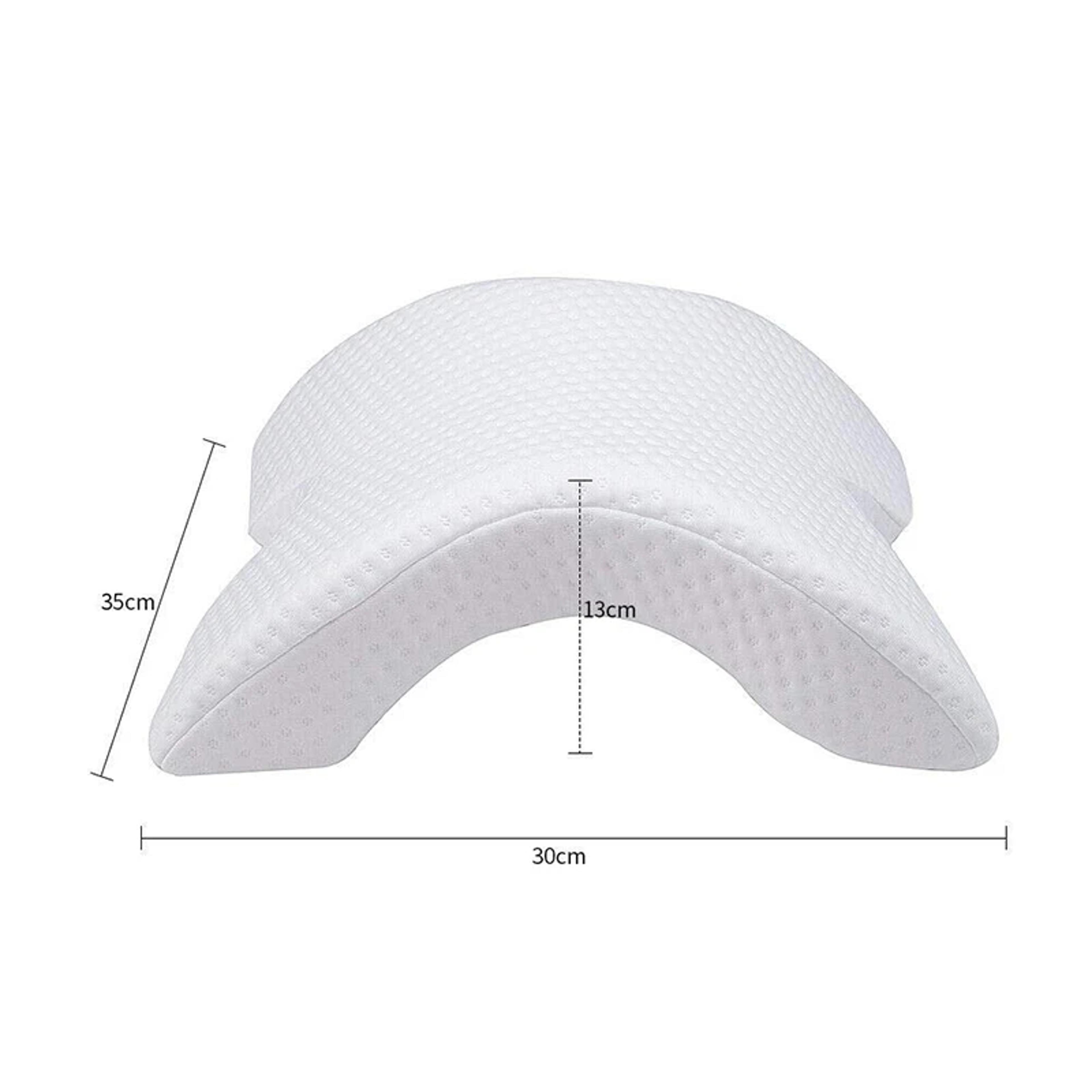 UShaped Orthopedic Neck Pillow  Memory Foam Travel Support For Side Sleepers 5