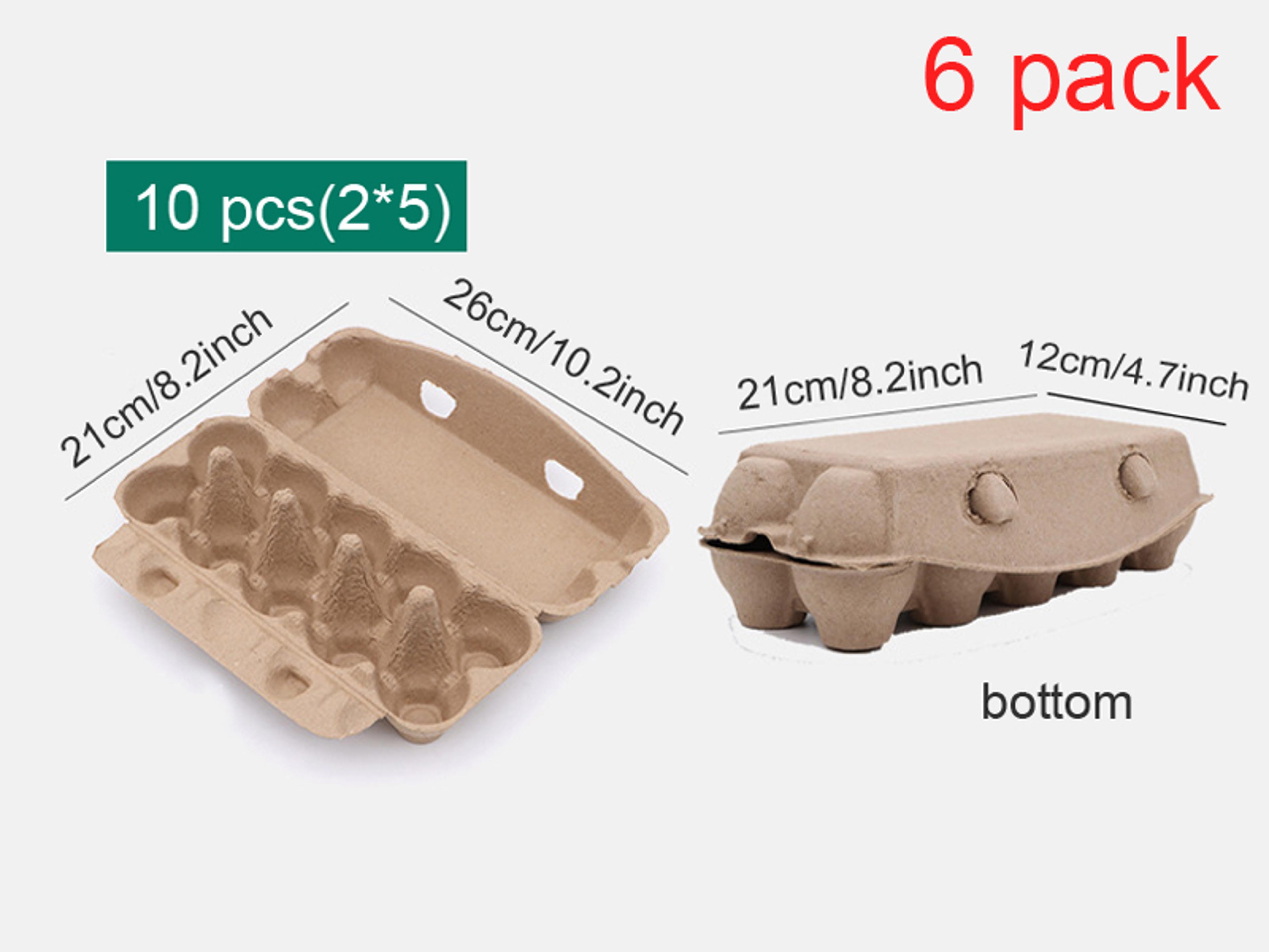 Reusable Cardboard Egg Cartons For Safe Fresh Storage  Bulk Pack EcoFriendly And Durable 6