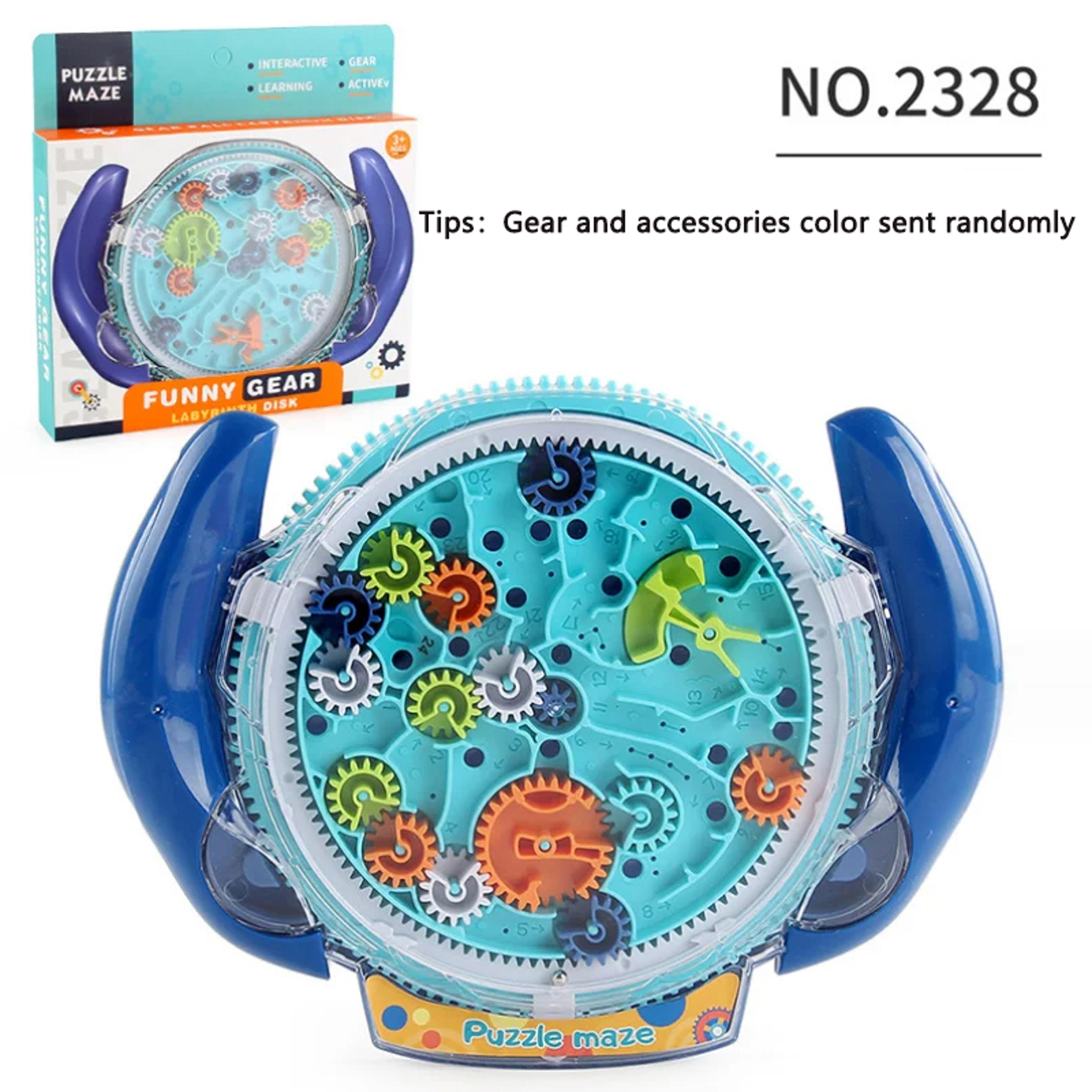 Creative Transparent Puzzle Maze Speed Cube For Kids  Stress Reliever Rolling Ball Maze Toy 4