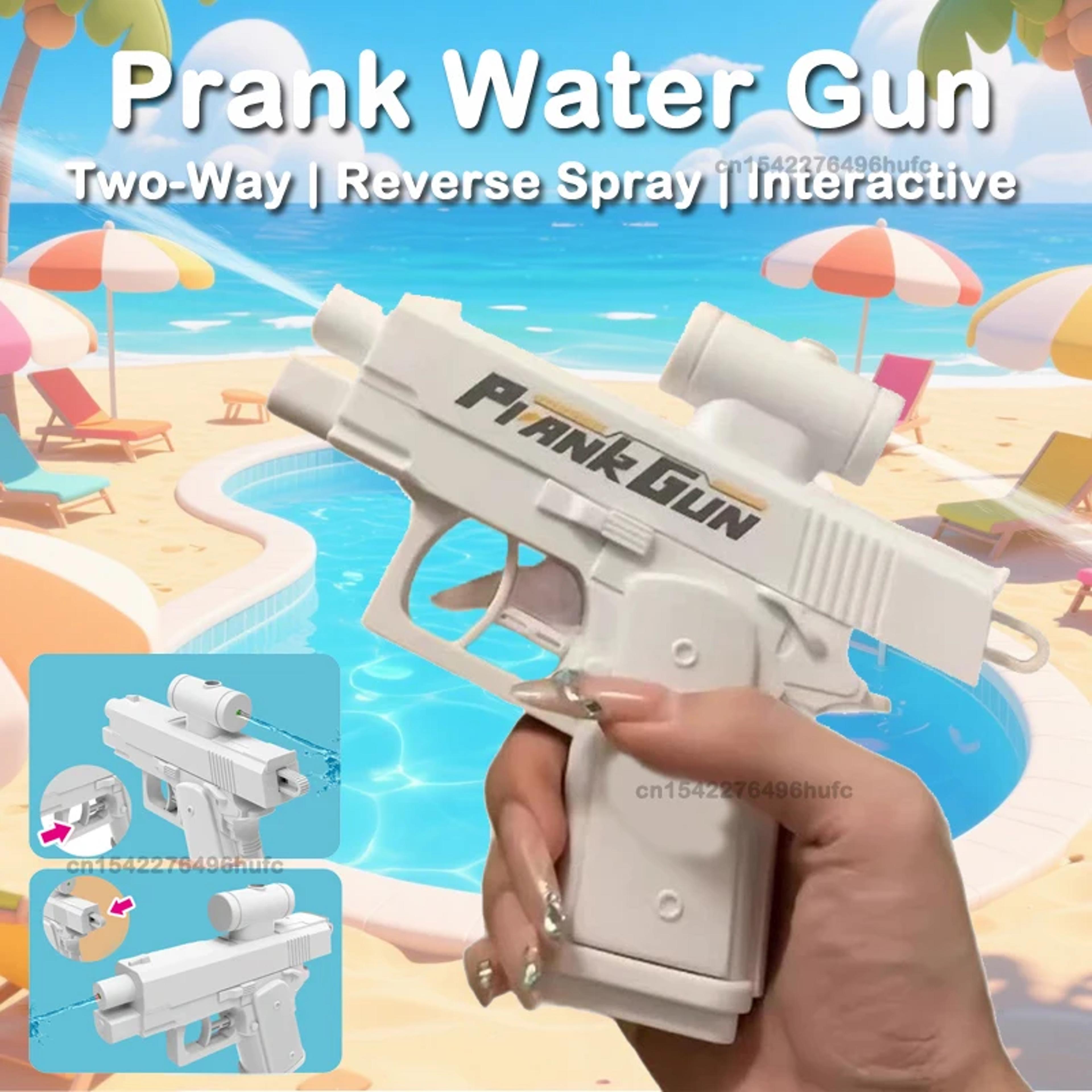 Creative Double Sided Reverse Water Spray Gun  Fun Prank Mini Water Gun For Summer Trick Tactics 3