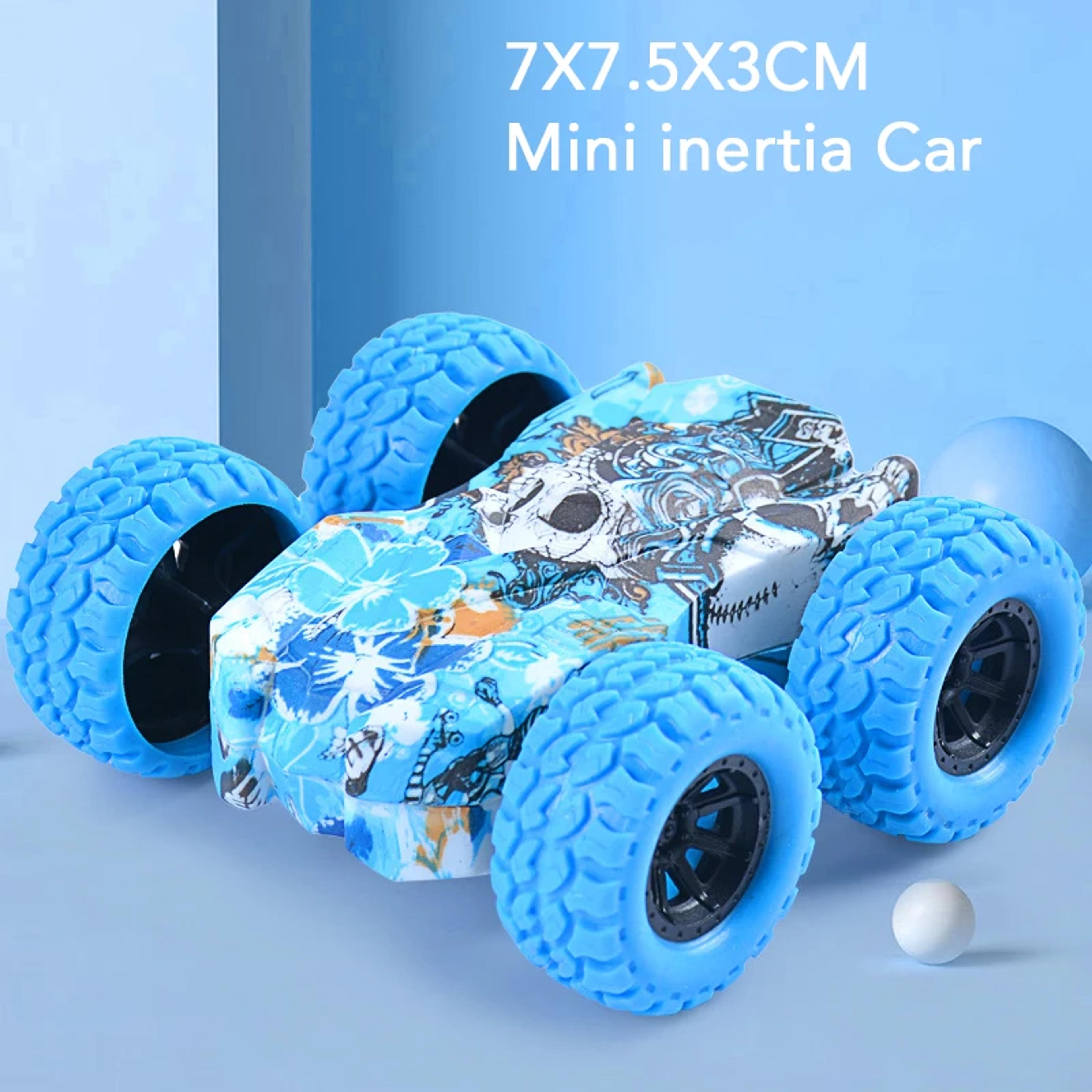 Childrens DoubleSided OffRoad Toy Car  InertiaPowered AntiCollision  FallResistant Kids Vehicle 4