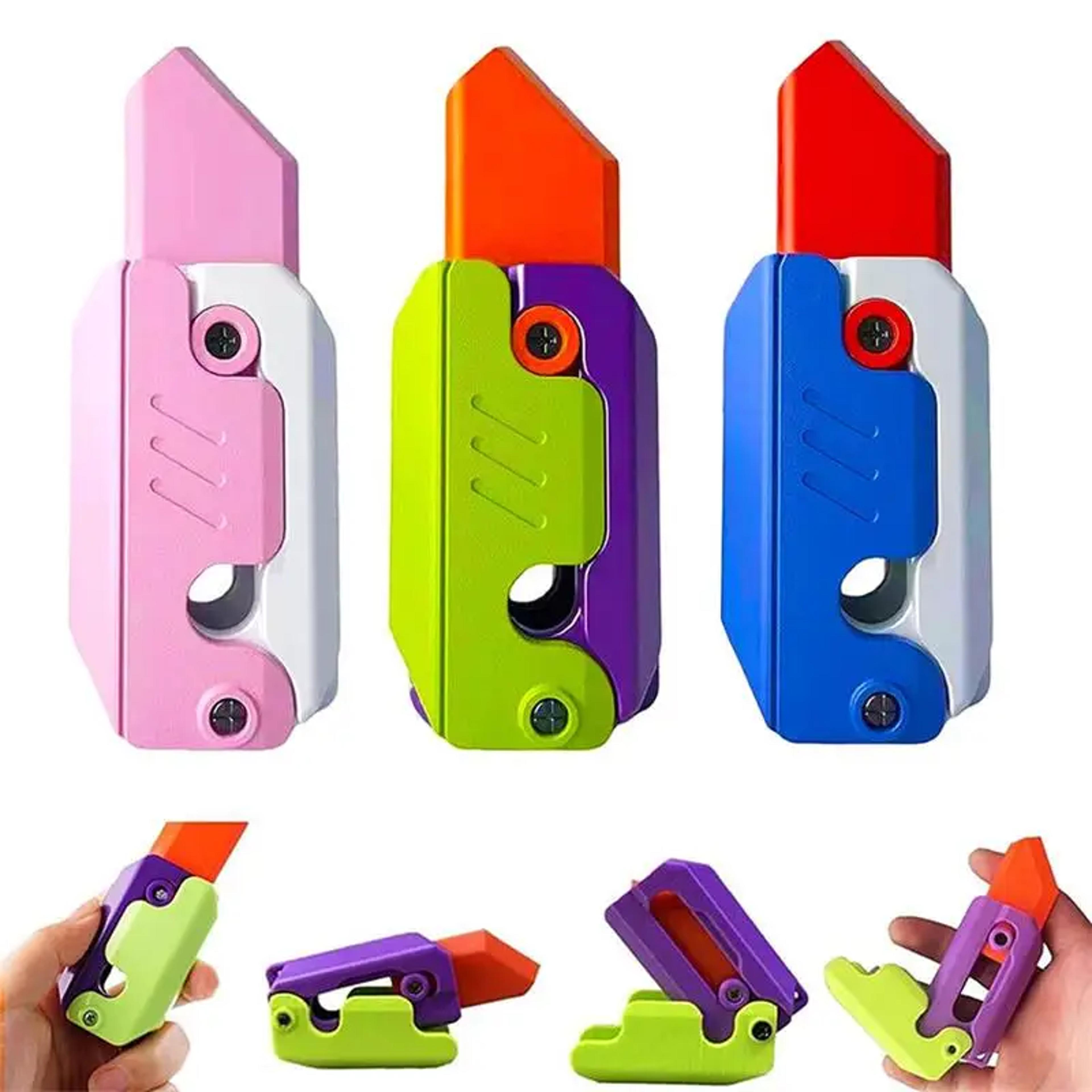 Mini Fidget Knife Toy  Stress Relief Decompression Toy For Adults  Kids  Fun Portable Jumping Small 0