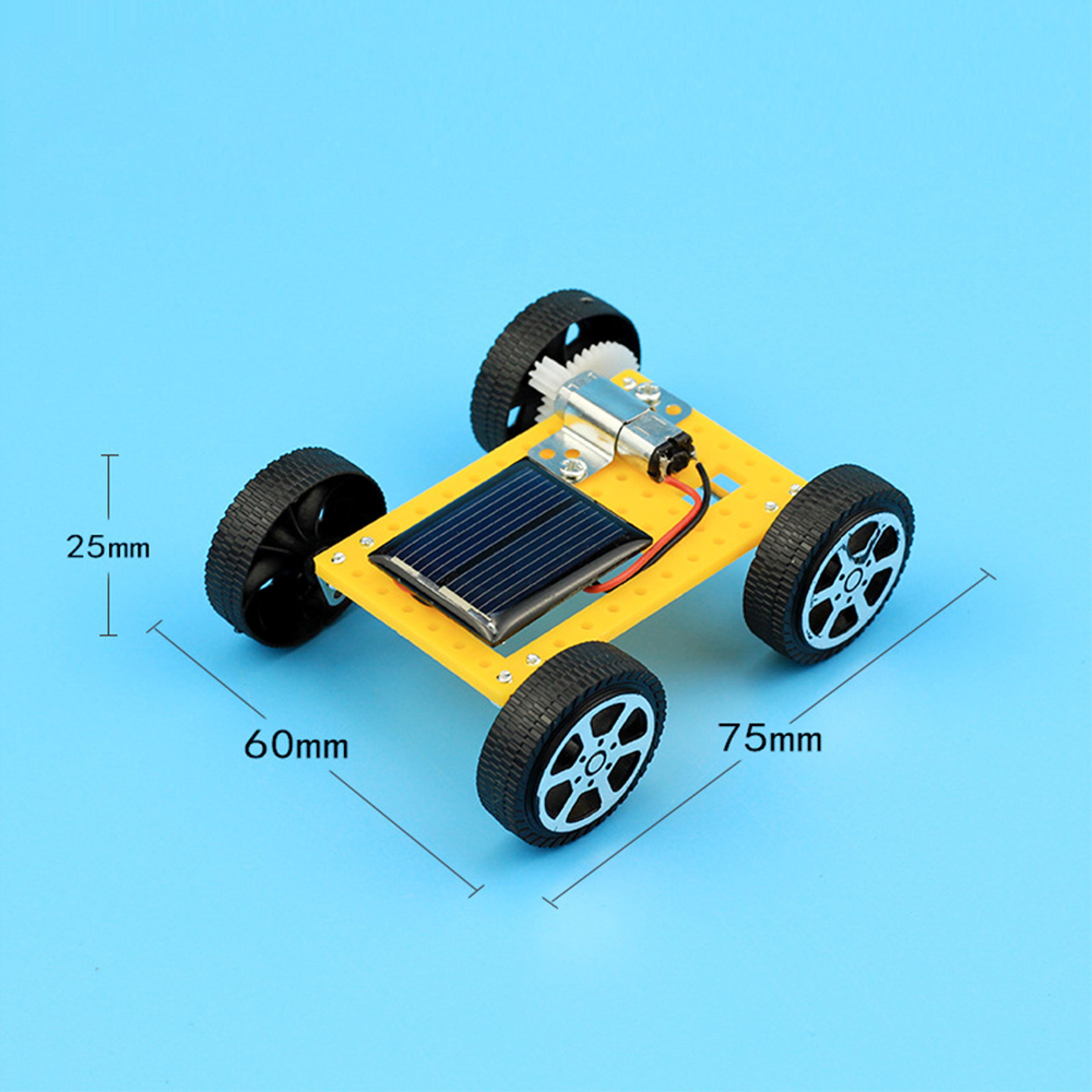 DIY Mini Solar Powered Toy Car For Kids  Assembled Energy Powered Car  Childrens EcoFriendly Toy Gi 2