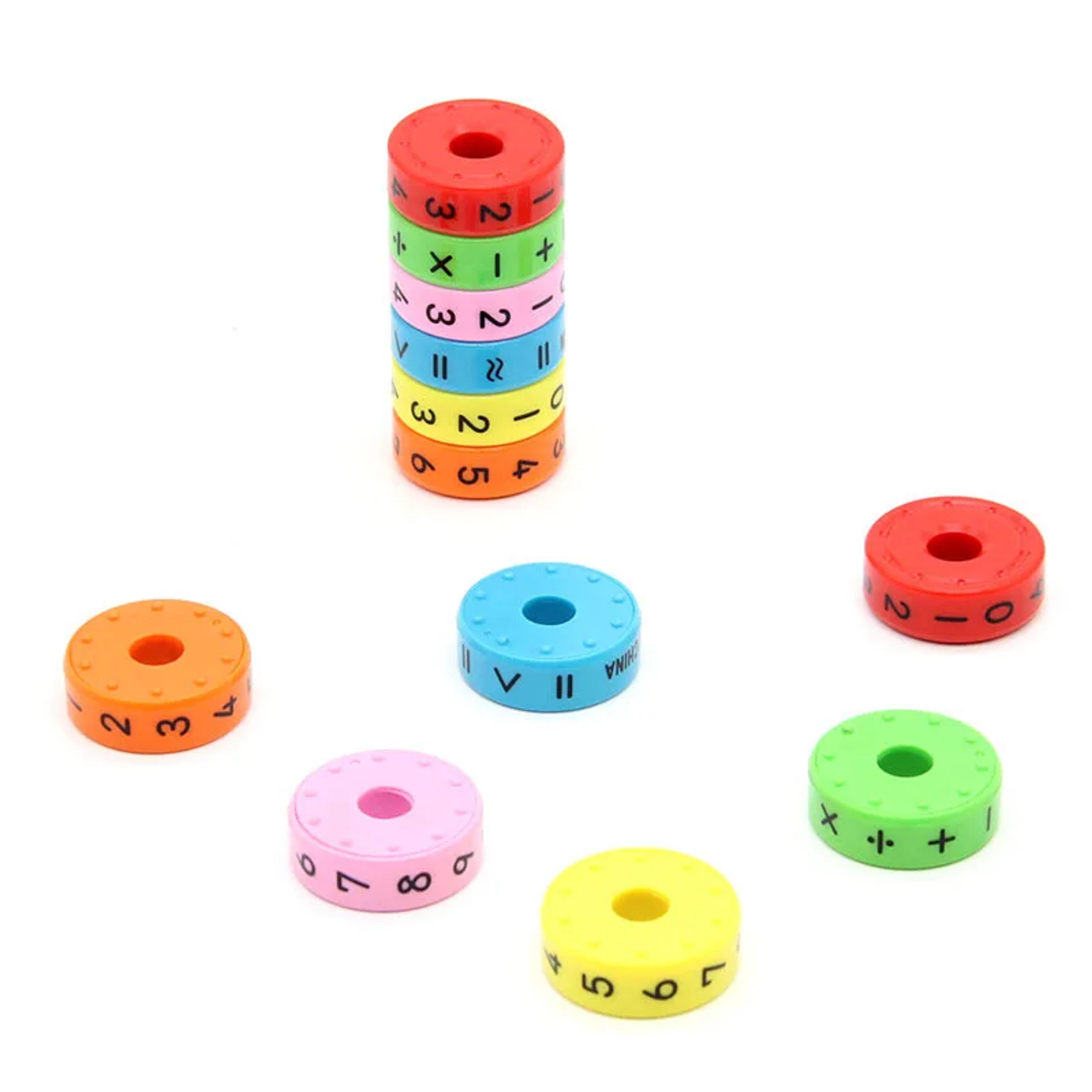 Childrens Creative Magnetic Math Toy Set  Early Education Arithmetic With Addition Subtraction Mult 4