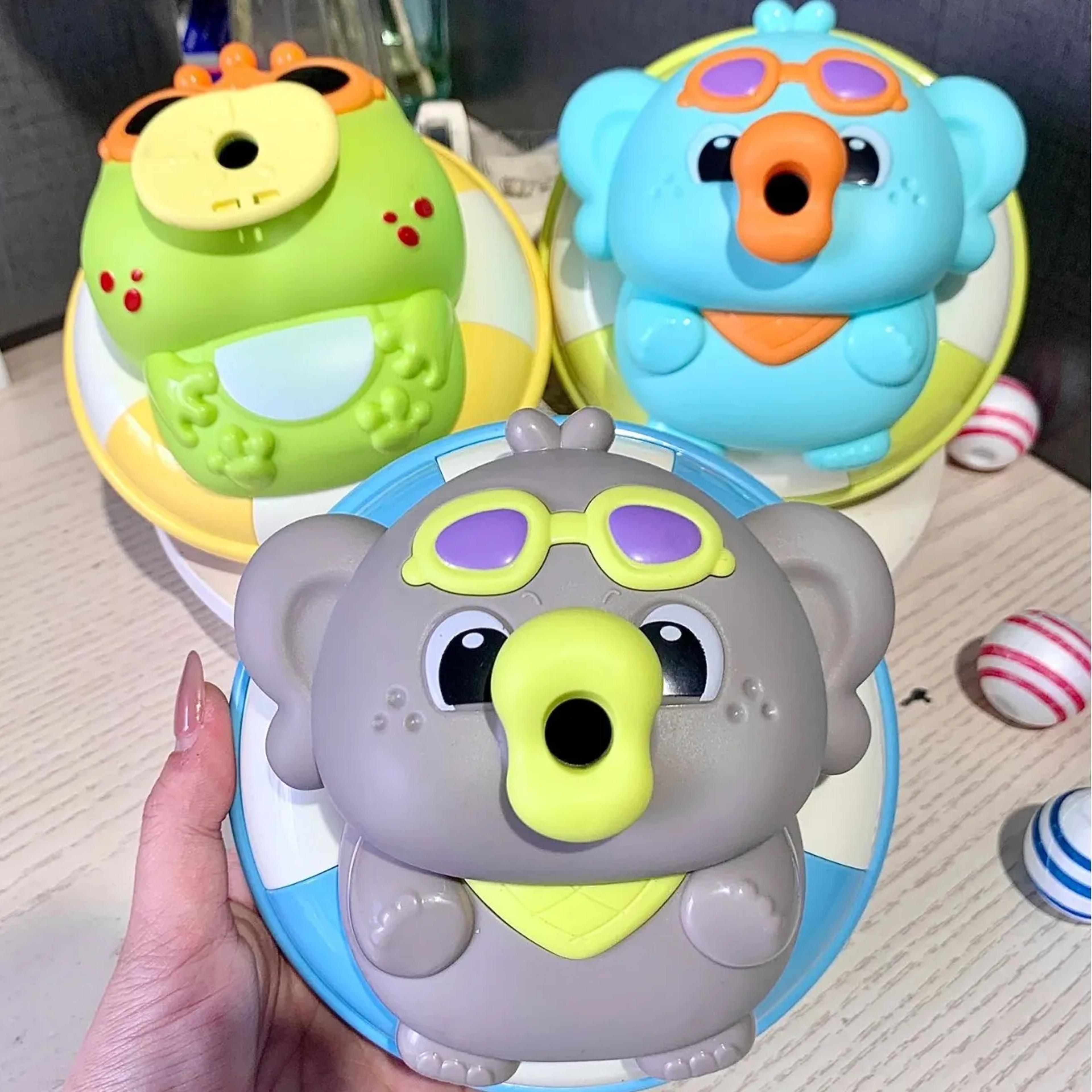 Fun Electric Elephant Sliding Car With Obstacle Avoidance Music And Light  Interactive Toy For Kids 3