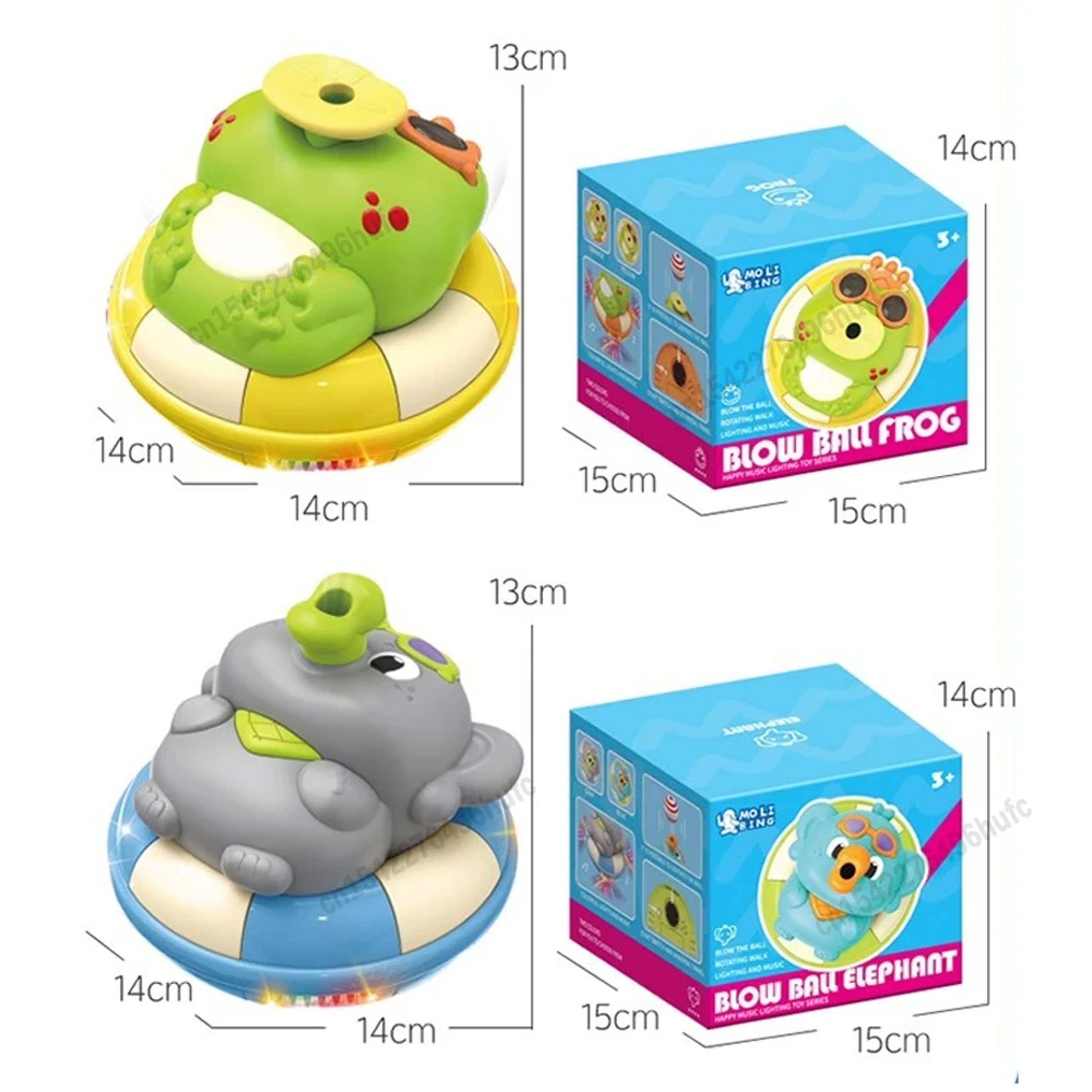 Fun Electric Elephant Sliding Car With Obstacle Avoidance Music And Light  Interactive Toy For Kids 4