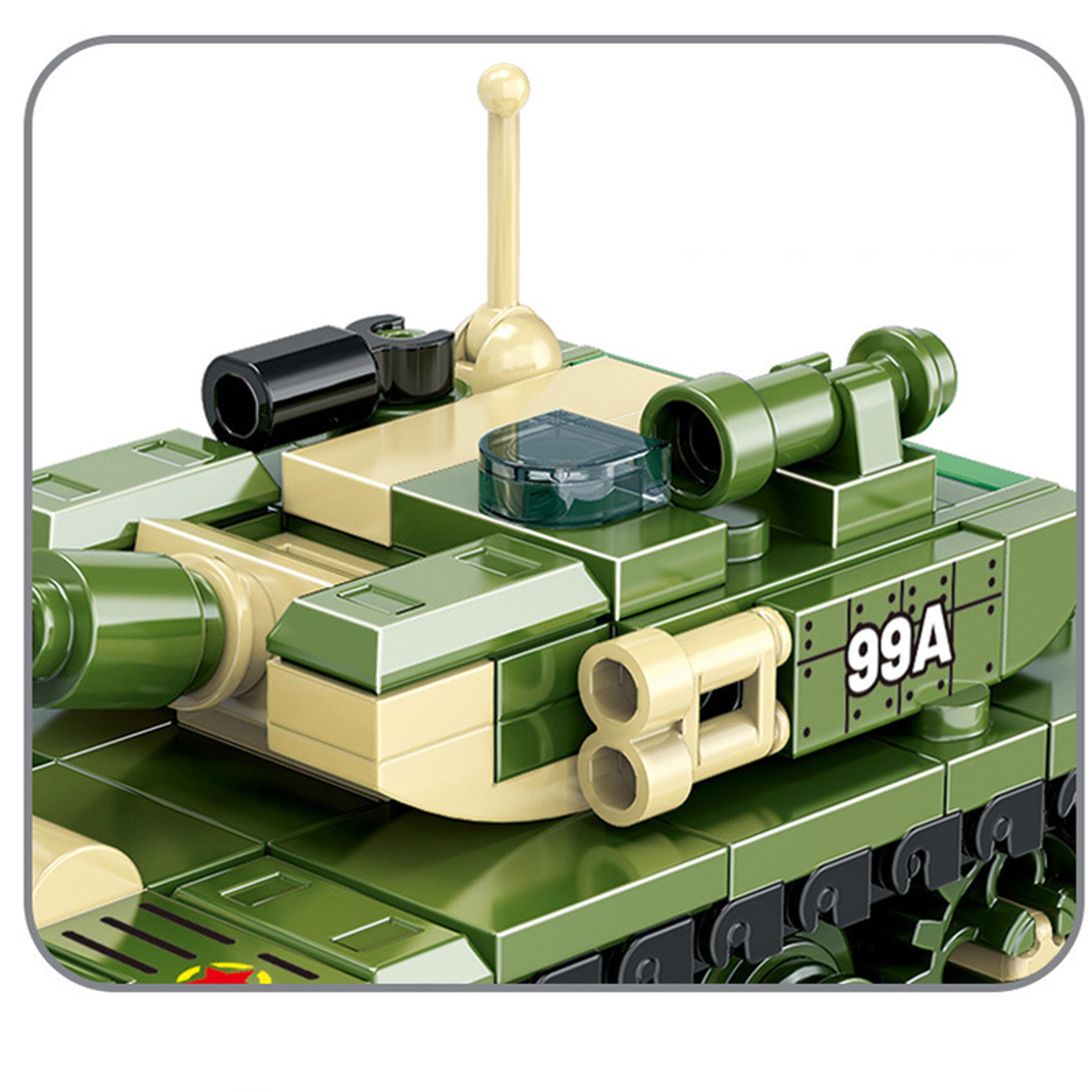 King Tiger Tank Military Building Blocks Set  WWII Heavy Tank DIY Model For Kids And Collectors 2