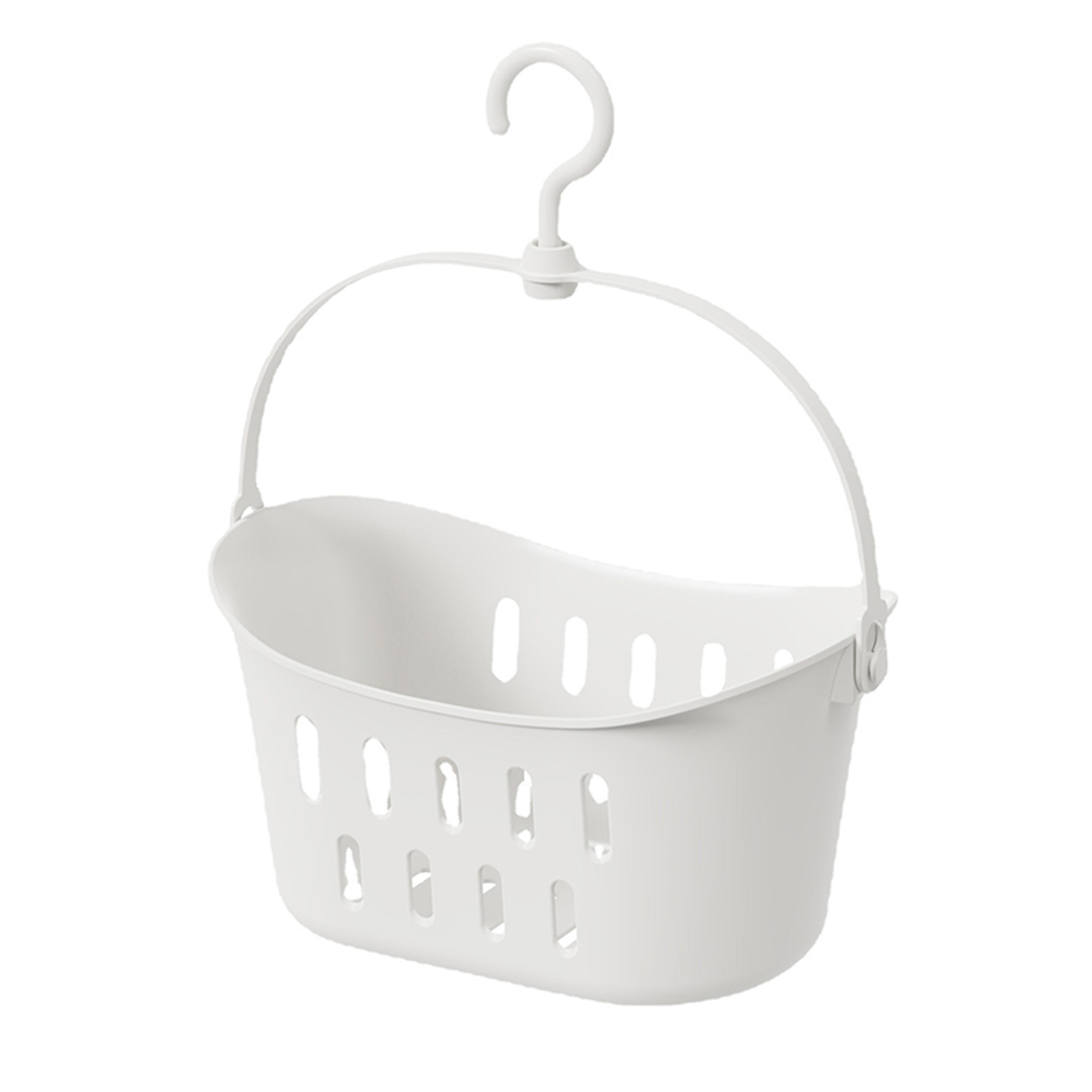 Hanging Bathroom Drain Basket With Rack  Shower Sink Organizer For Kitchen Sundries 4