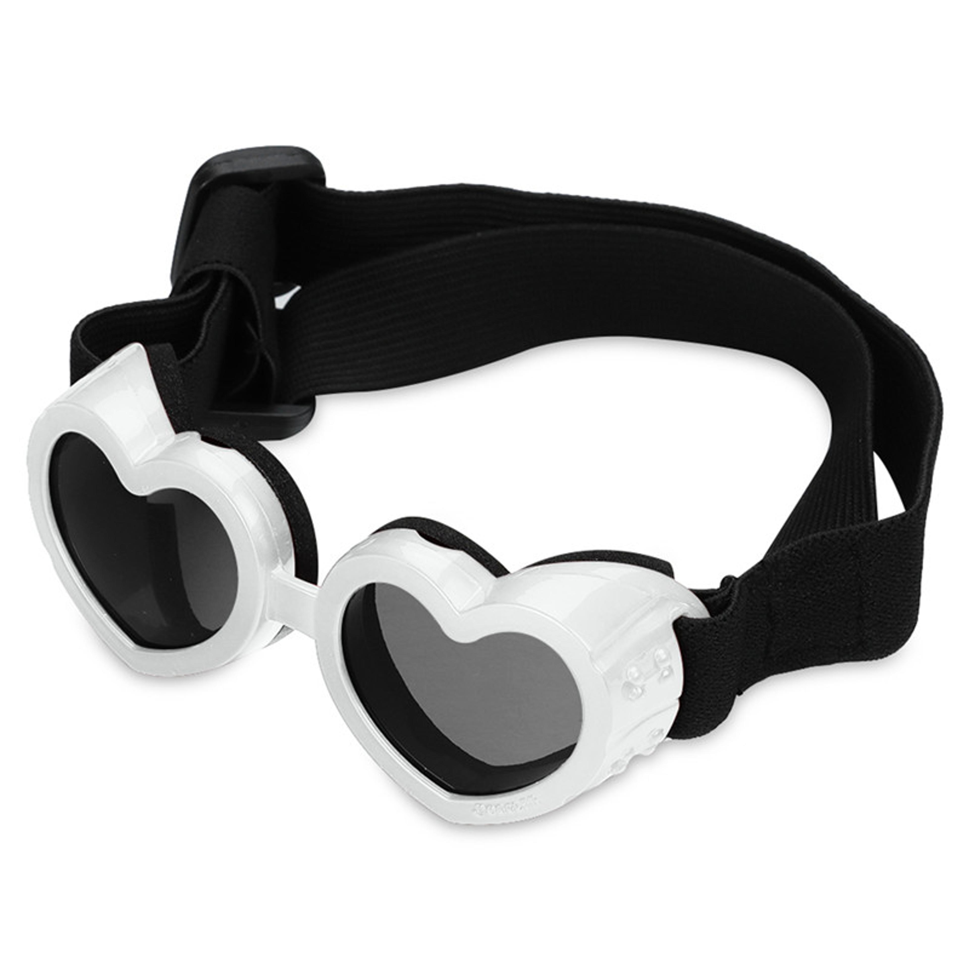 HeartShaped Dog Sunglasses With UV Protection And Adjustable Strap For Pets 2