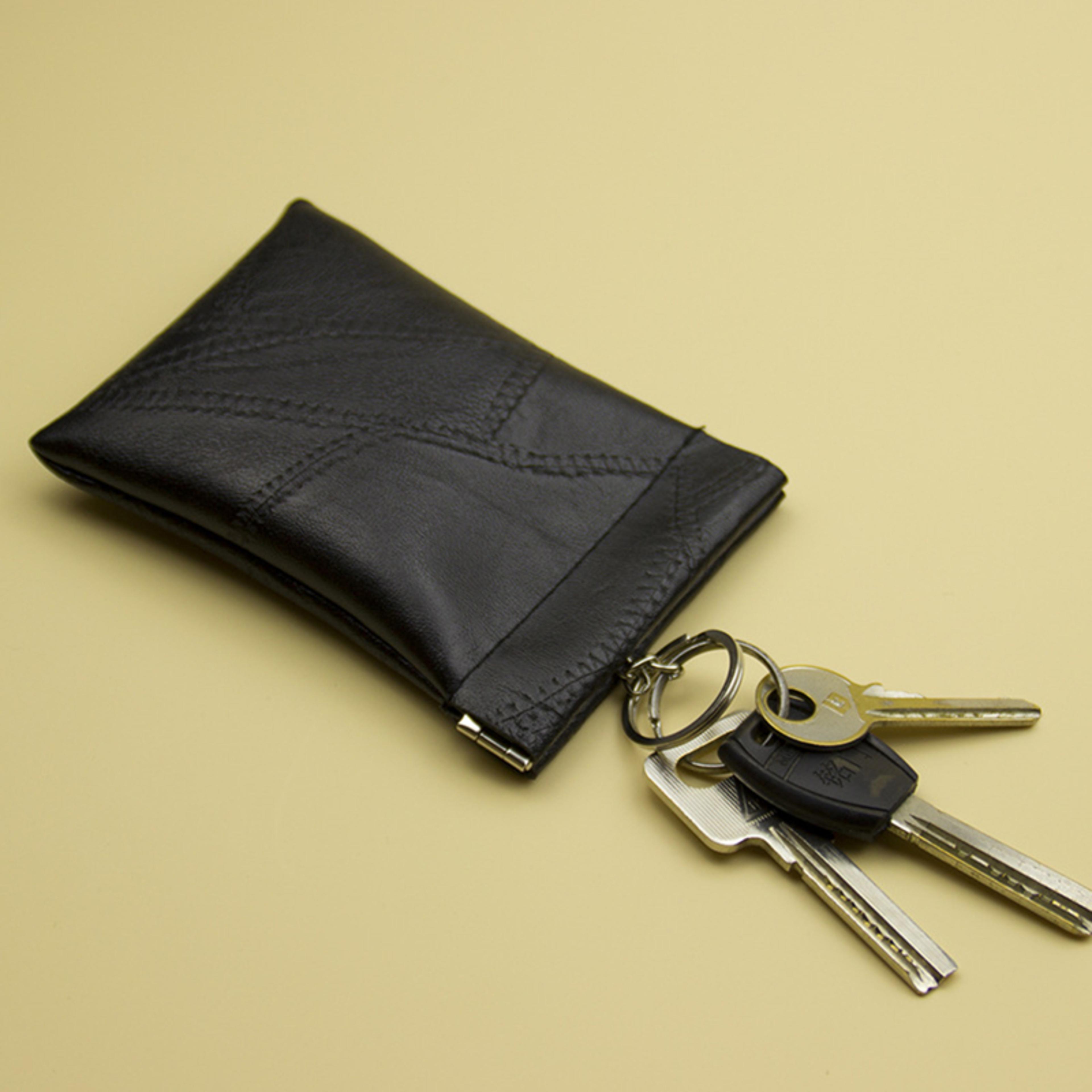 High Capacity Key Wallet For Women  Men  Compact Coin  Key Organizer Simple  Durable Key Holder Cas 0