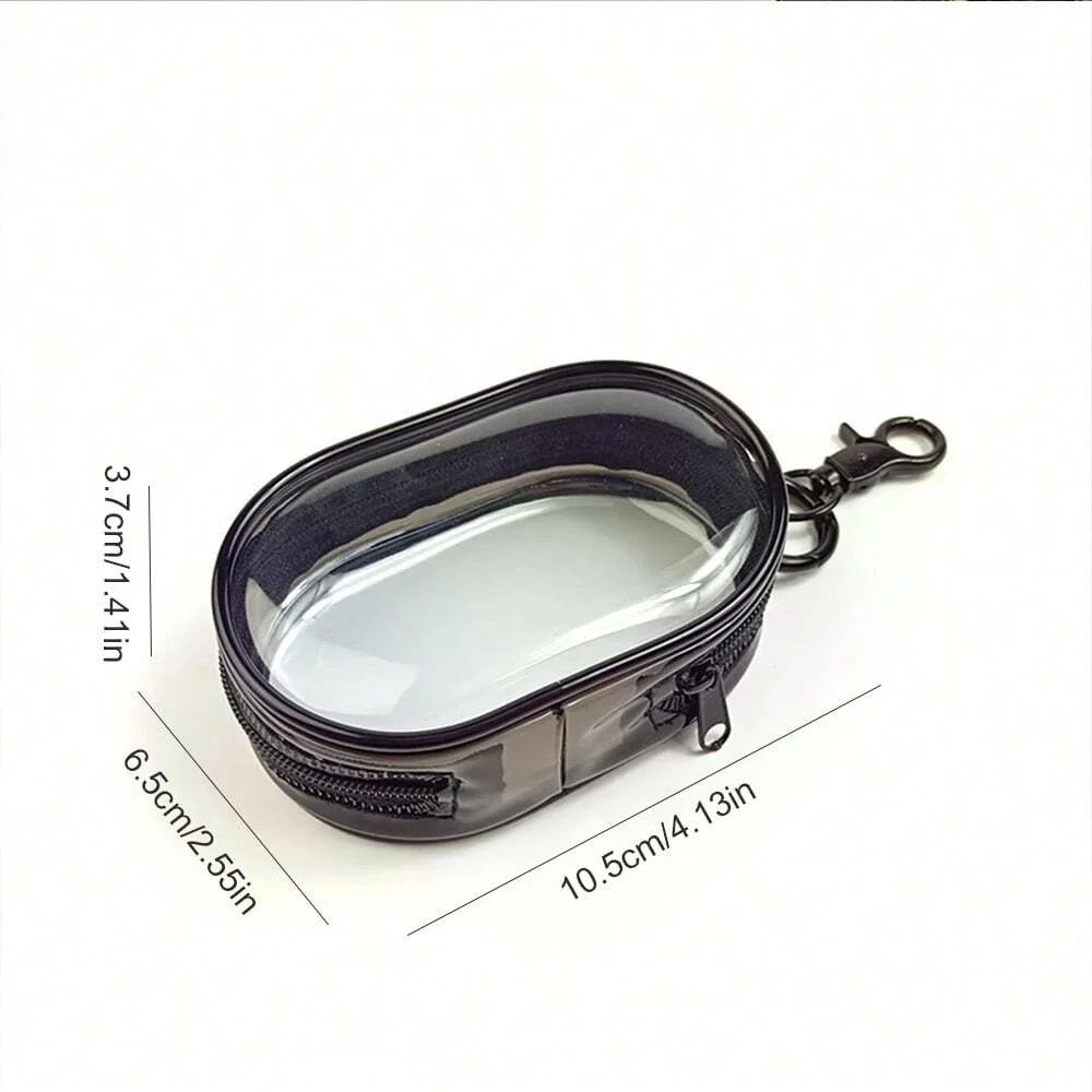 Portable Transparent Storage Bag With Zipper  Multipurpose Headphone  Charger Case For Travel With  5