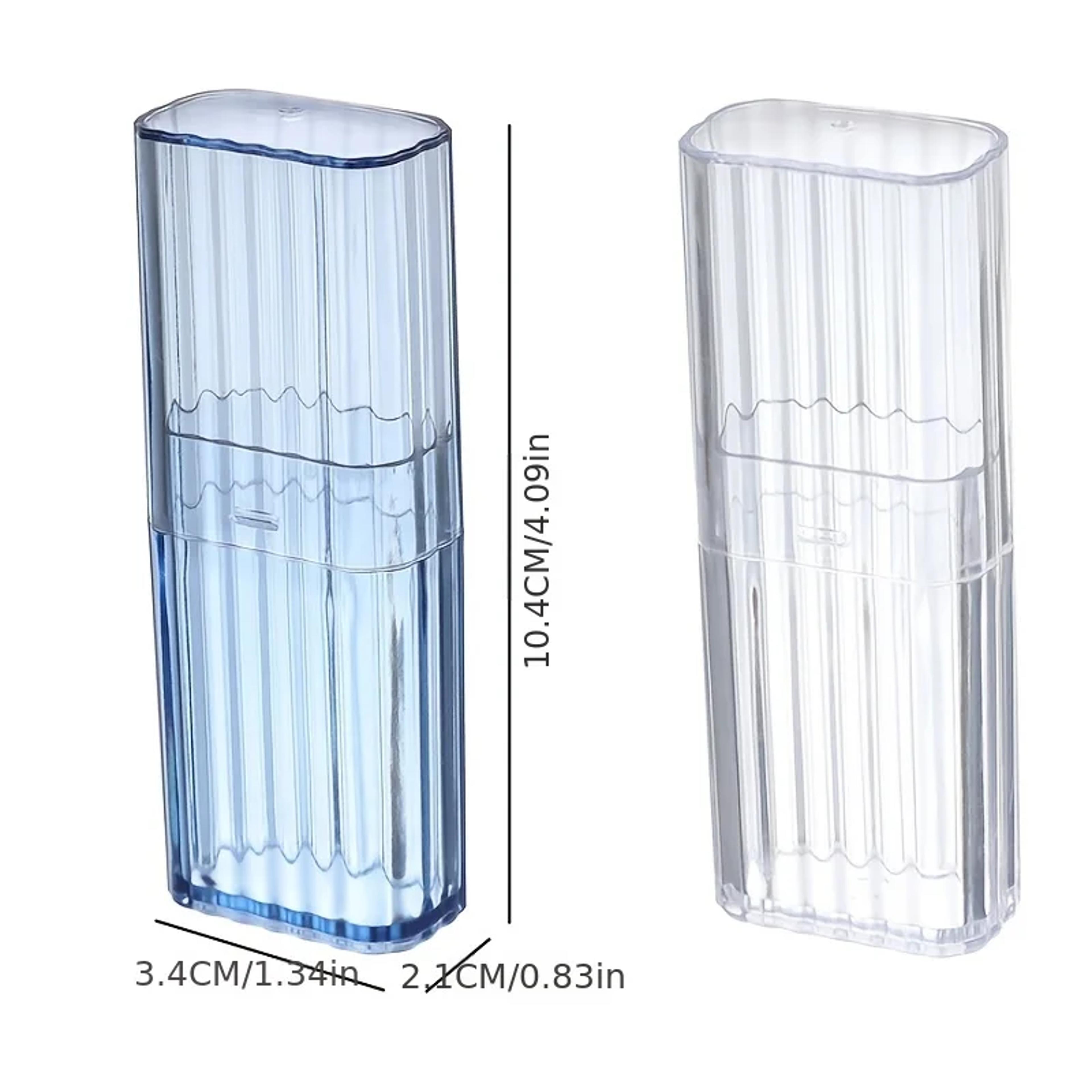 Portable Transparent Storage Box  Practical Case For Toothpicks  Cotton Swabs For Travel Or Busines 4