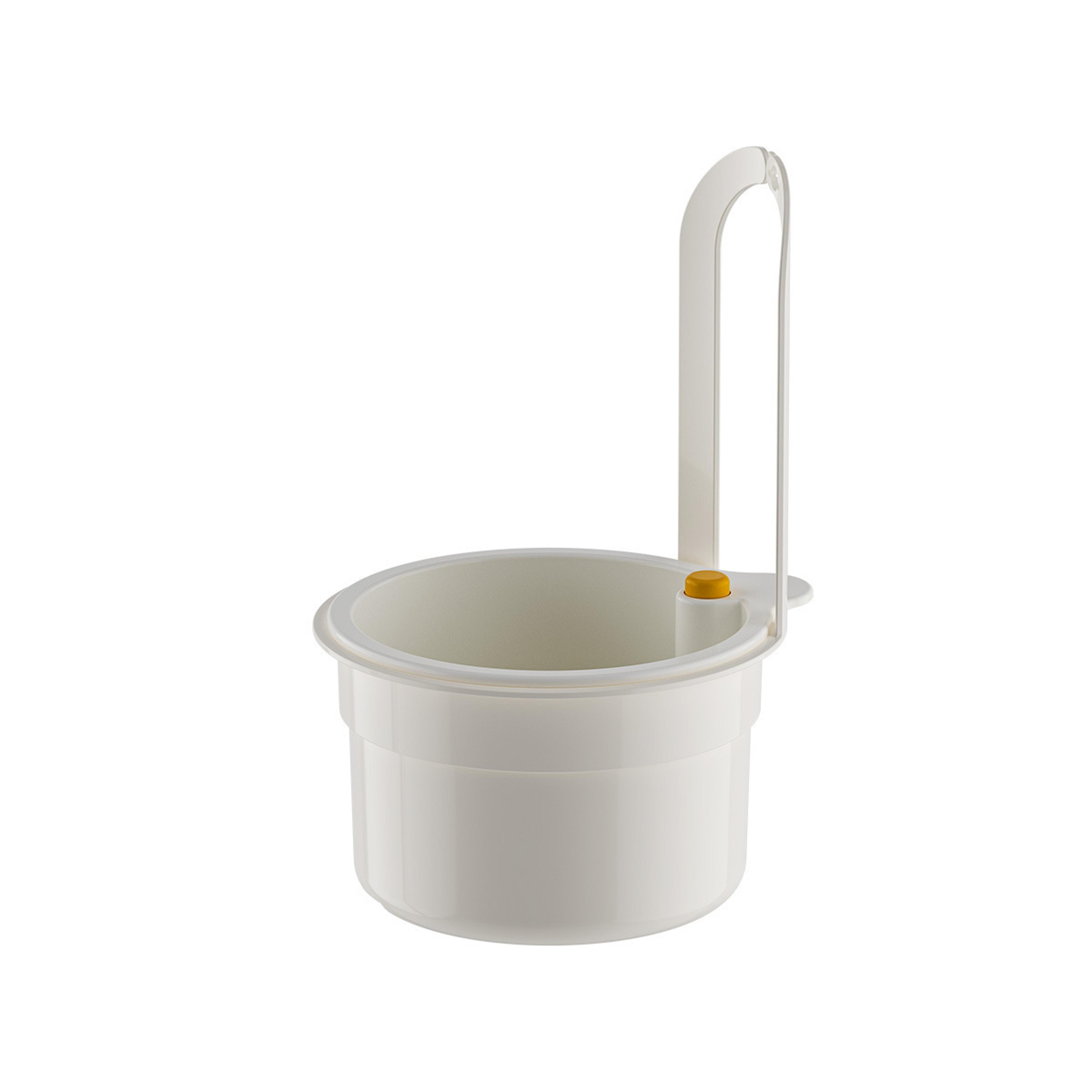 SpaceSaving Hanging Sink Basket For Kitchen And Bathroom  Easy Install Split Filter Basket 7