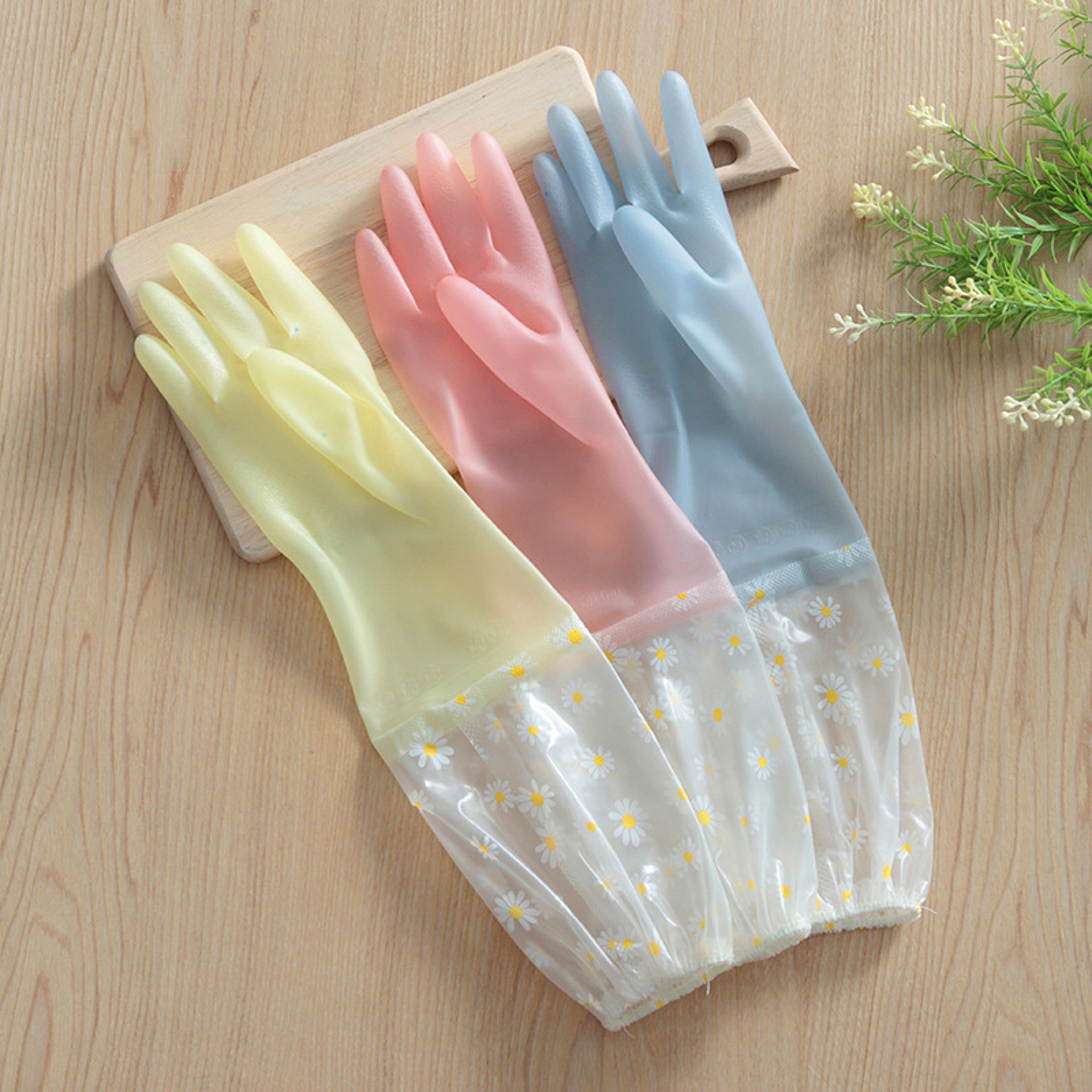 Durable Thermal Dishwashing Gloves Waterproof NonSlip  HeatResistant 3