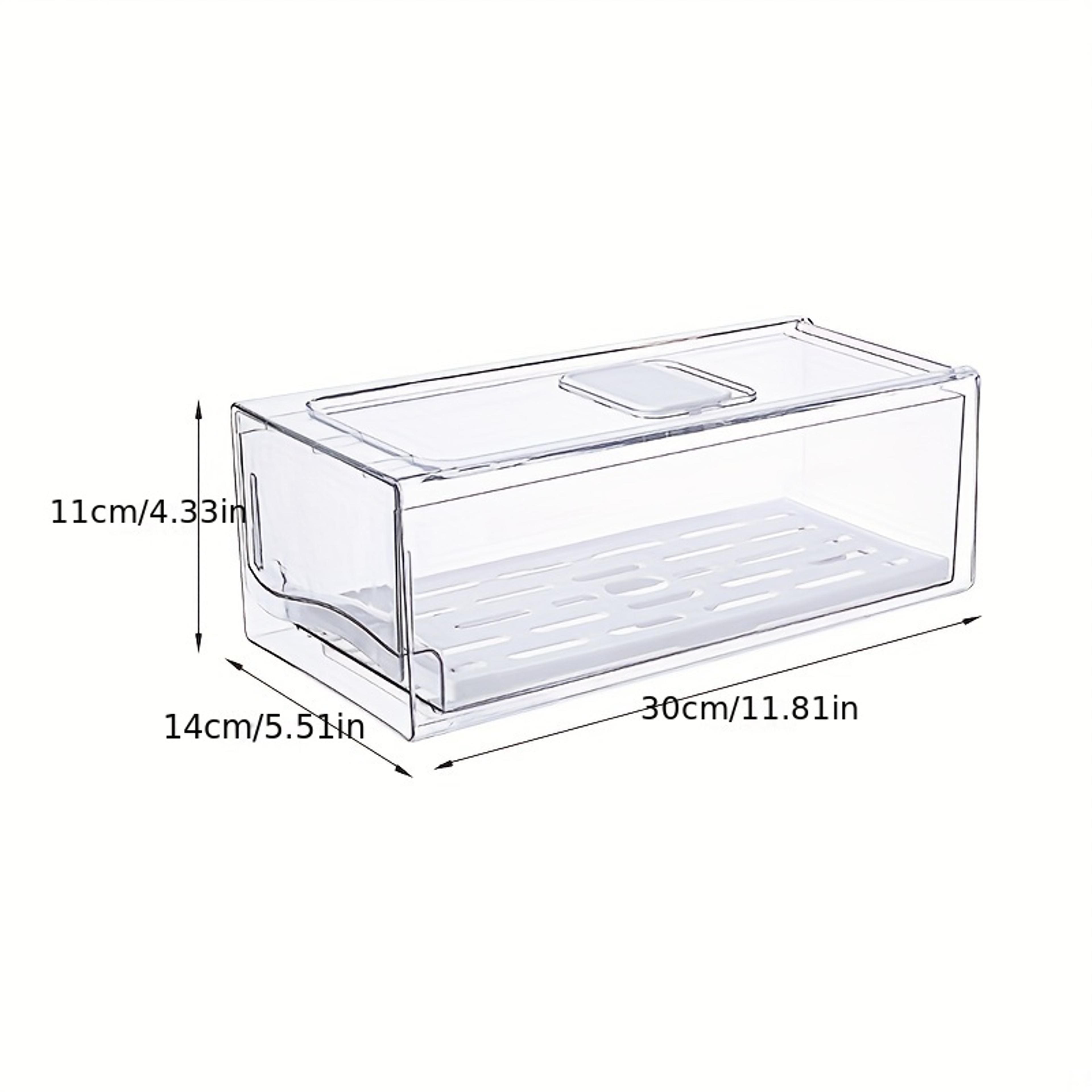 Kitchen Refrigerator Storage Box  DrawerType FreshKeeping Box For Eggs Meat And Frozen Foods 3