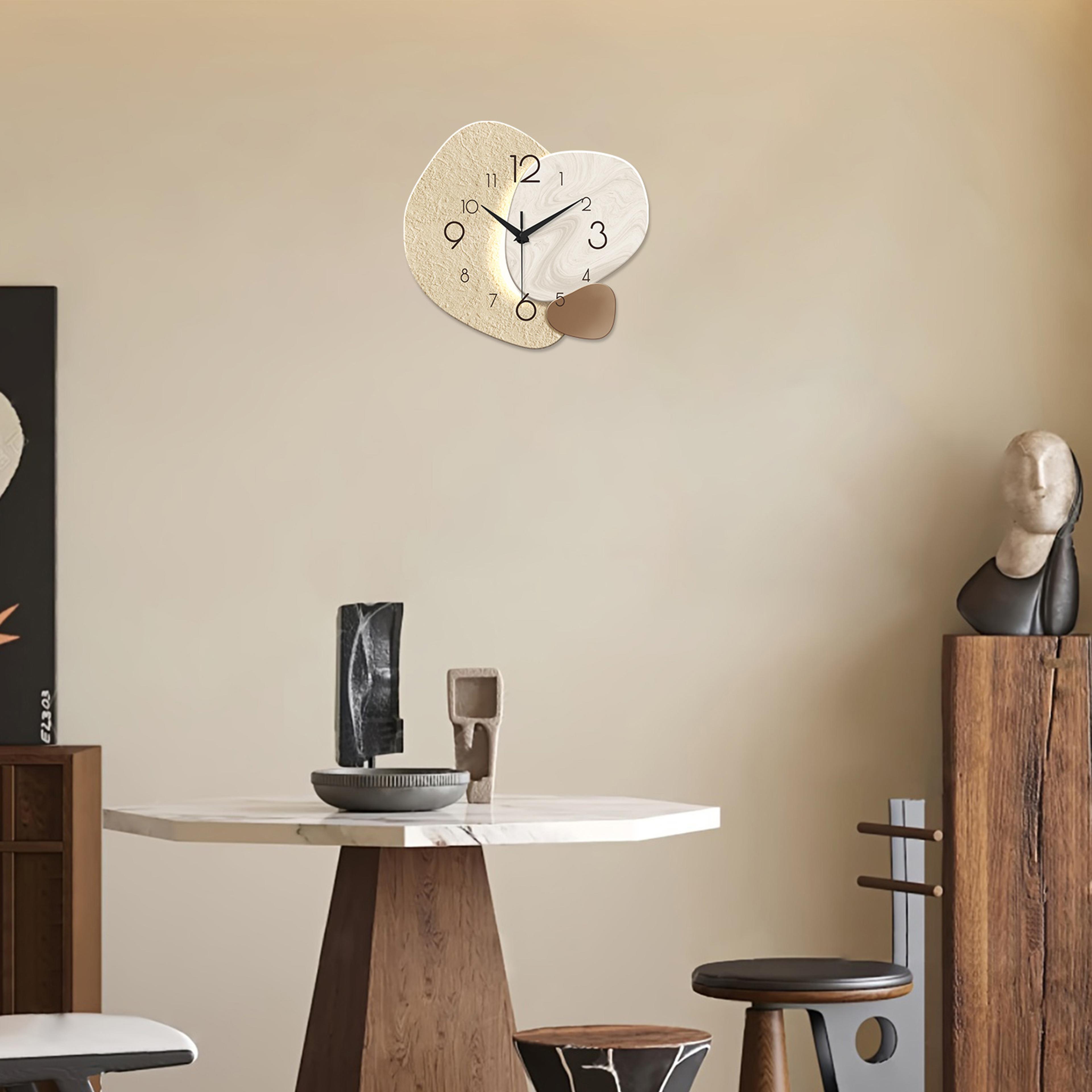 Modern Silent Quartz Wall Clock  Simple Design For Living Room  Bedroom No Battery Required 1