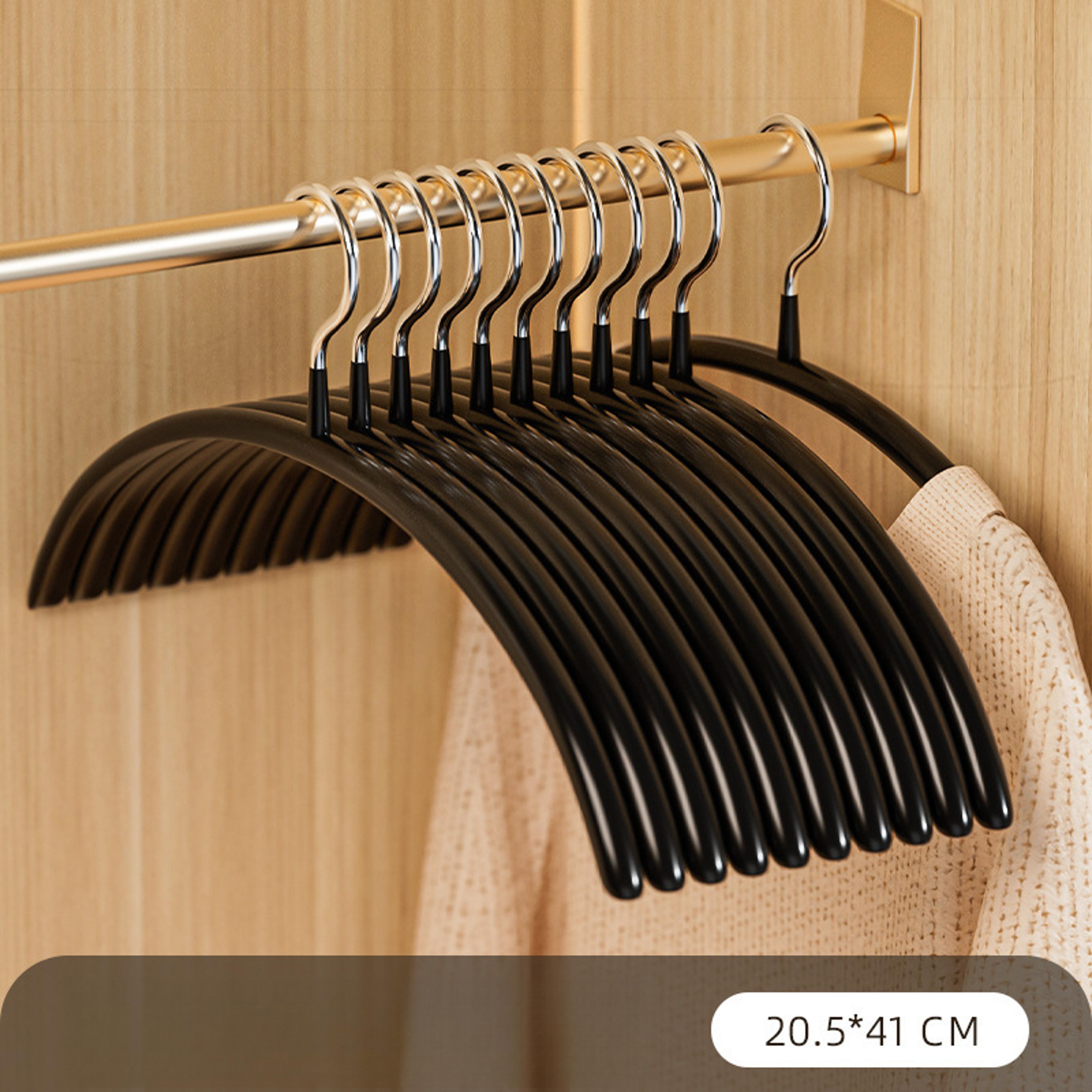 Durable AntiSlip Metal Hanger With SpaceSaving Design  Sturdy ConcaveConvex Shape 1